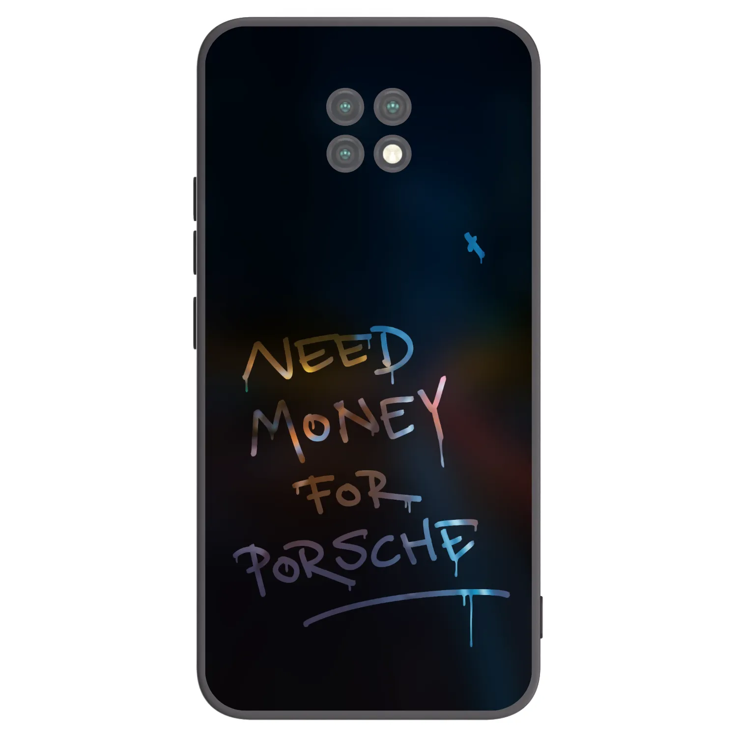 Picasee silikónový čierny obal pre Xiaomi Redmi Note 9T - Neon Nights