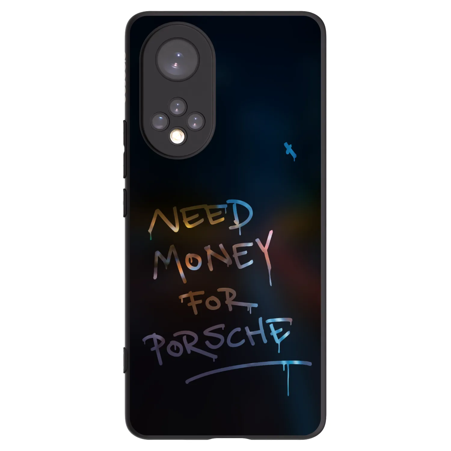 Picasee silikónový čierny obal pre Honor 50 5G - Neon Nights