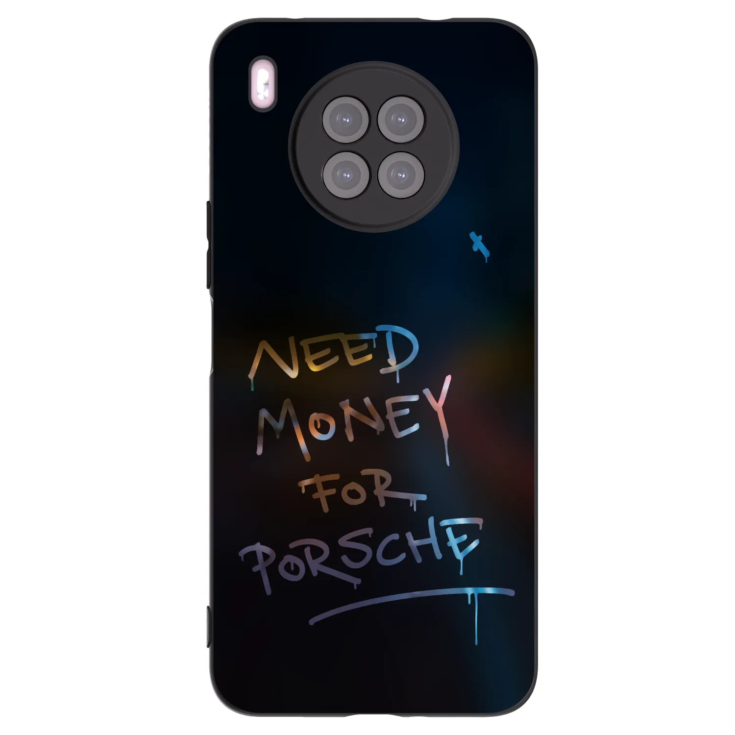 Picasee silikónový čierny obal pre Huawei Nova 8i - Neon Nights