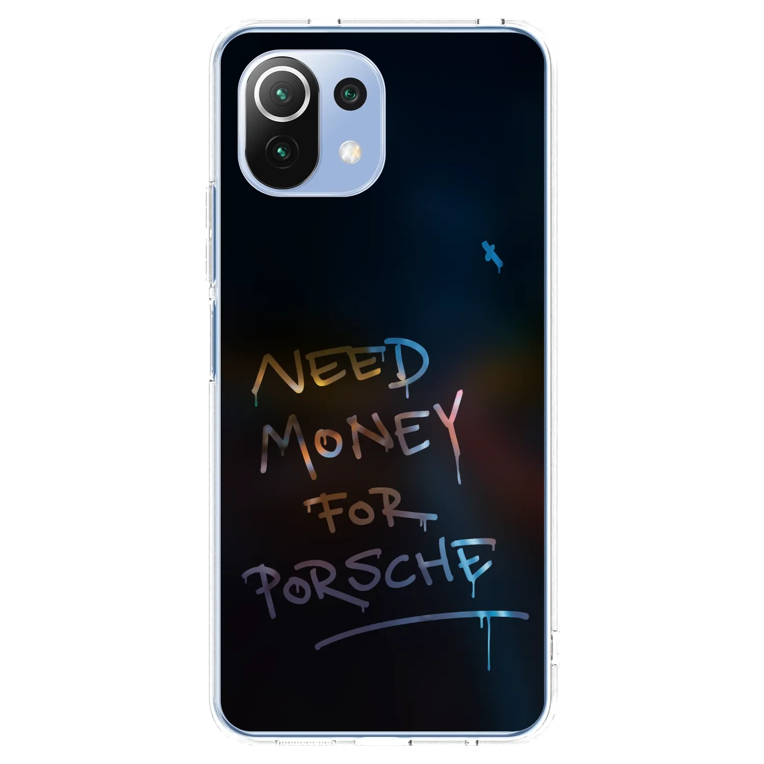 Picasee silikónový prehľadný obal pre Xiaomi 11 Lite 5G NE - Neon Nights