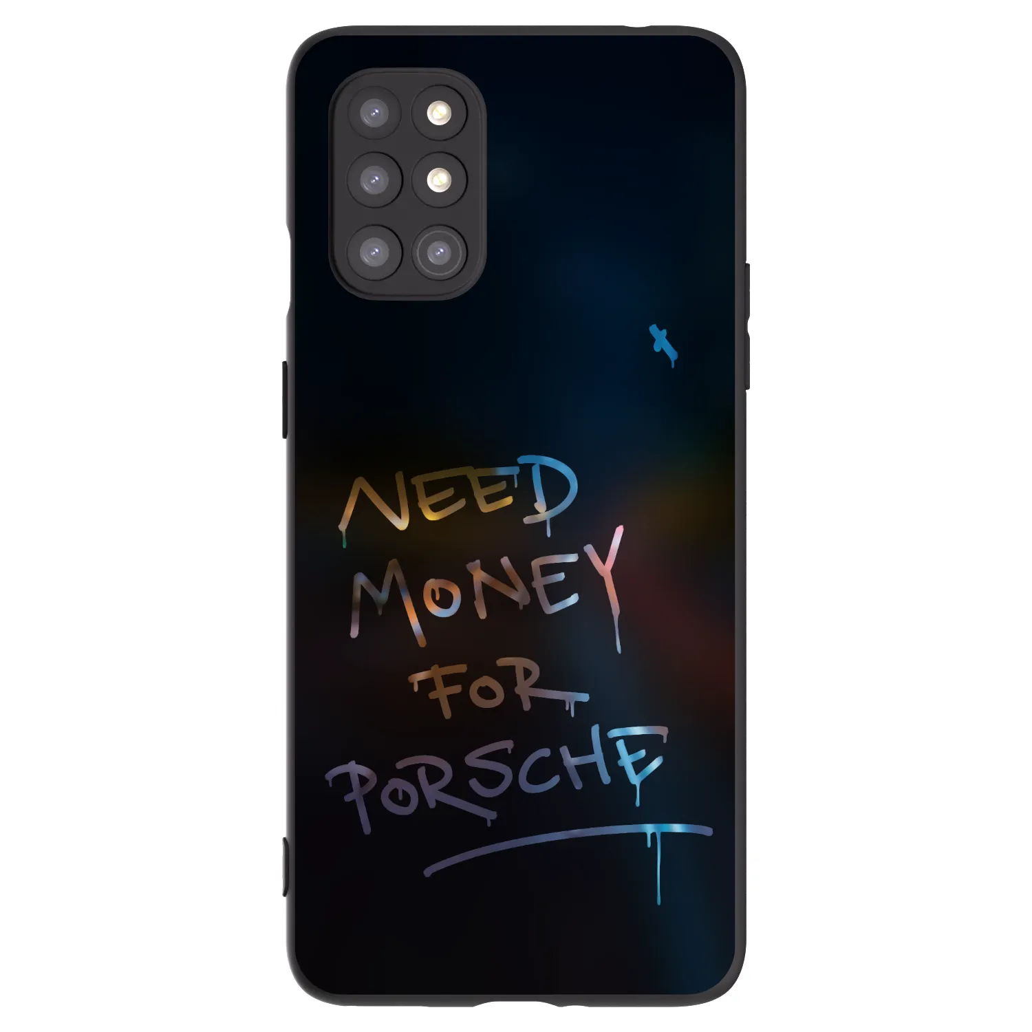 Picasee silikónový čierny obal pre OnePlus 8T - Neon Nights
