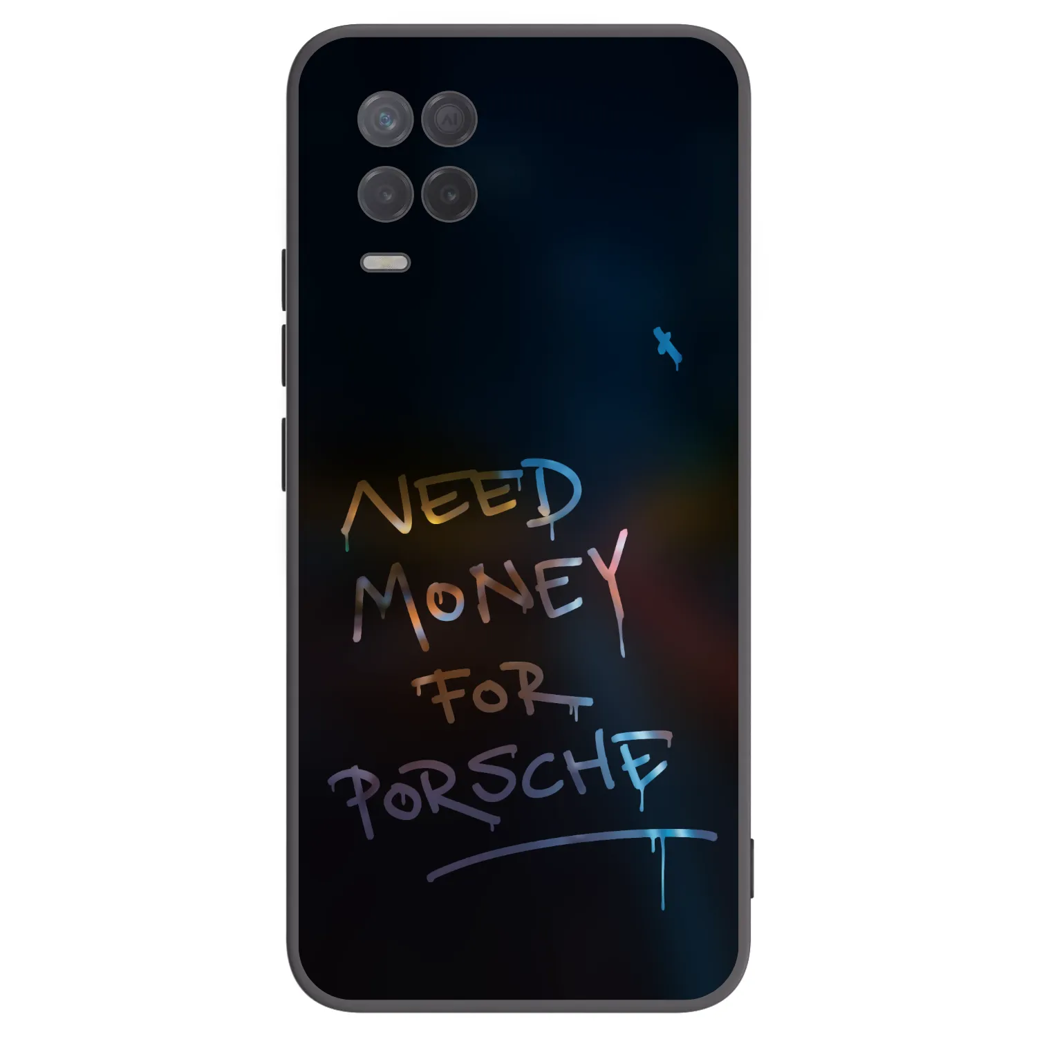 Picasee silikónový čierny obal pre Realme 8 5G - Neon Nights