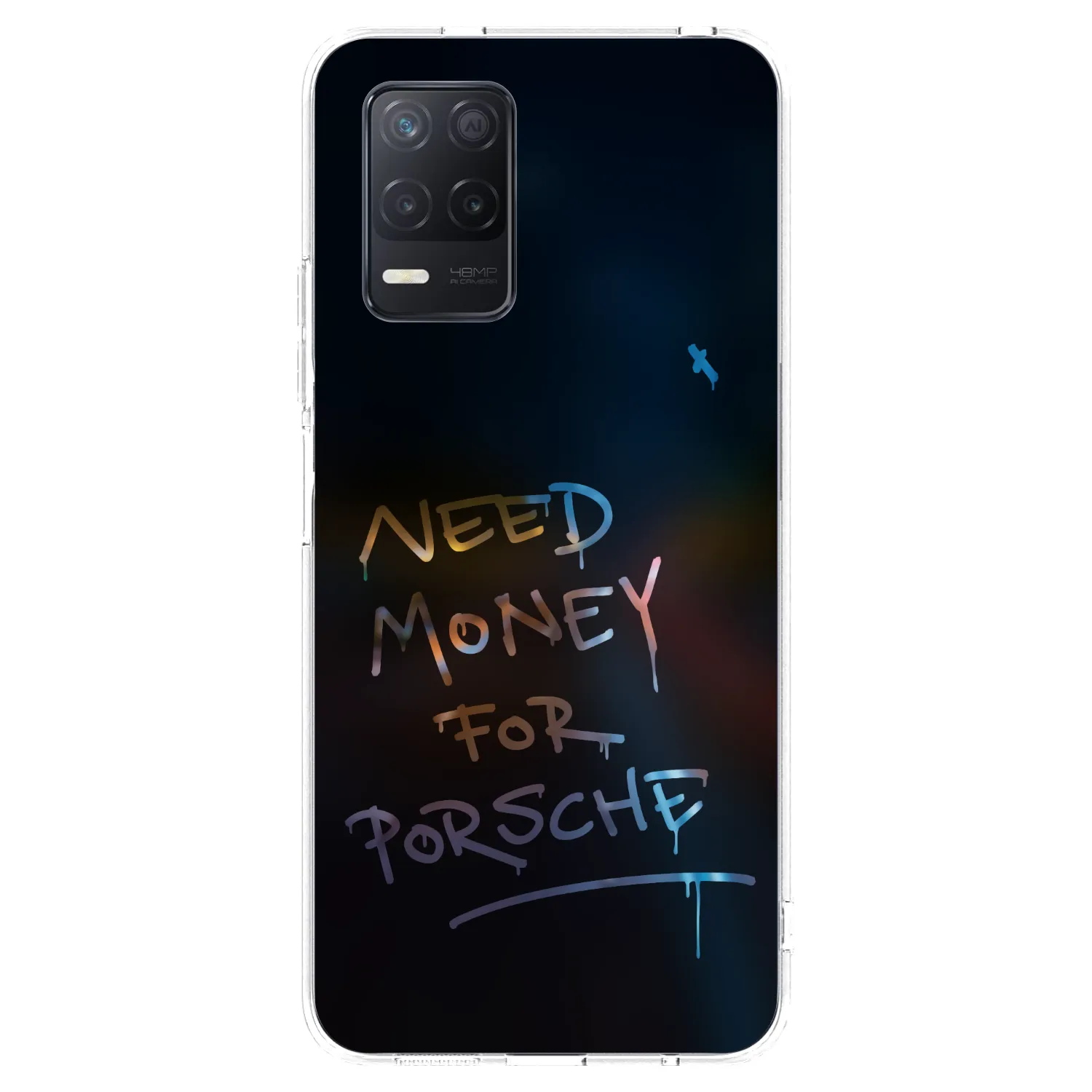 Picasee silikónový prehľadný obal pre Realme 8 5G - Neon Nights