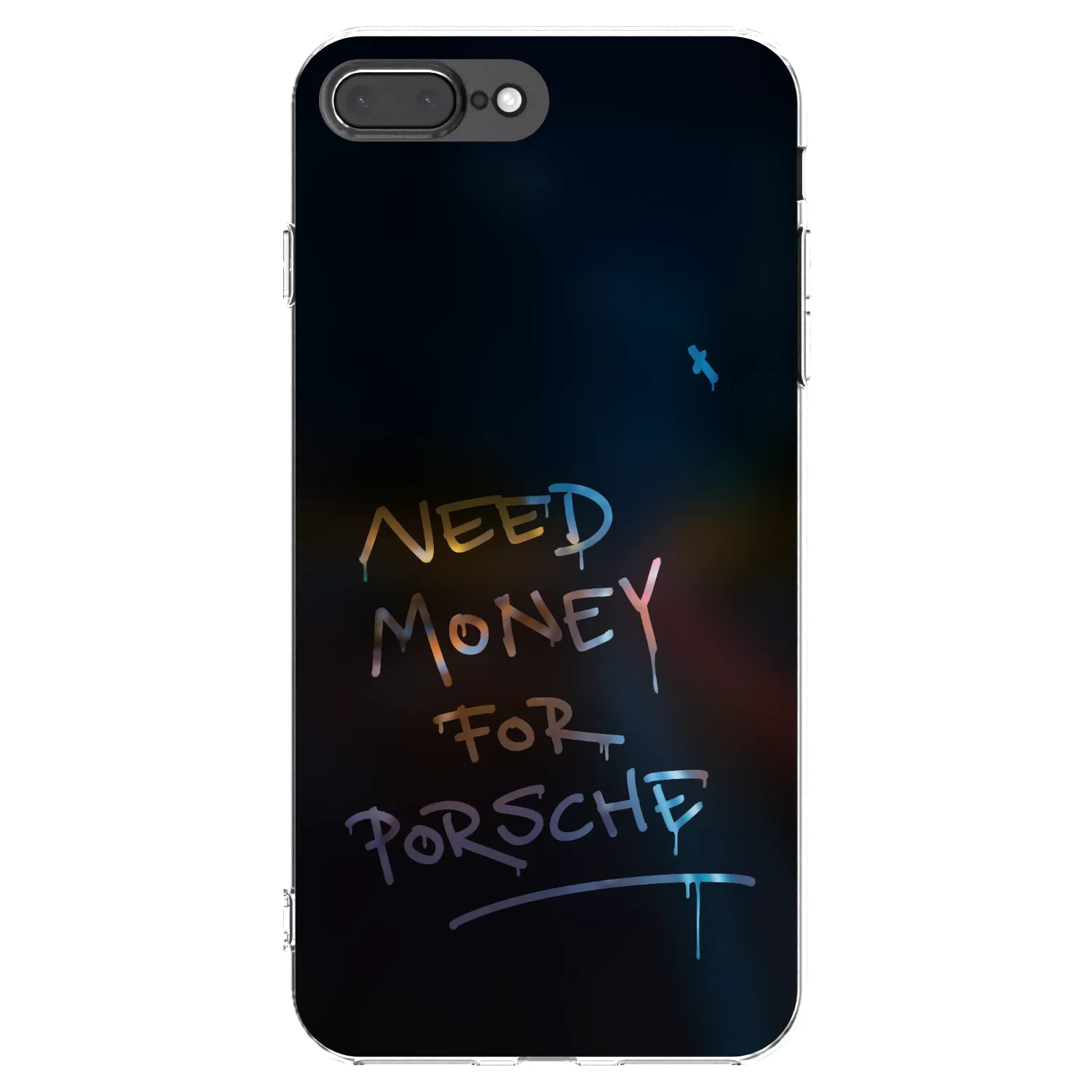 Picasee silikónový prehľadný obal pre Apple iPhone 7 Plus - Neon Nights