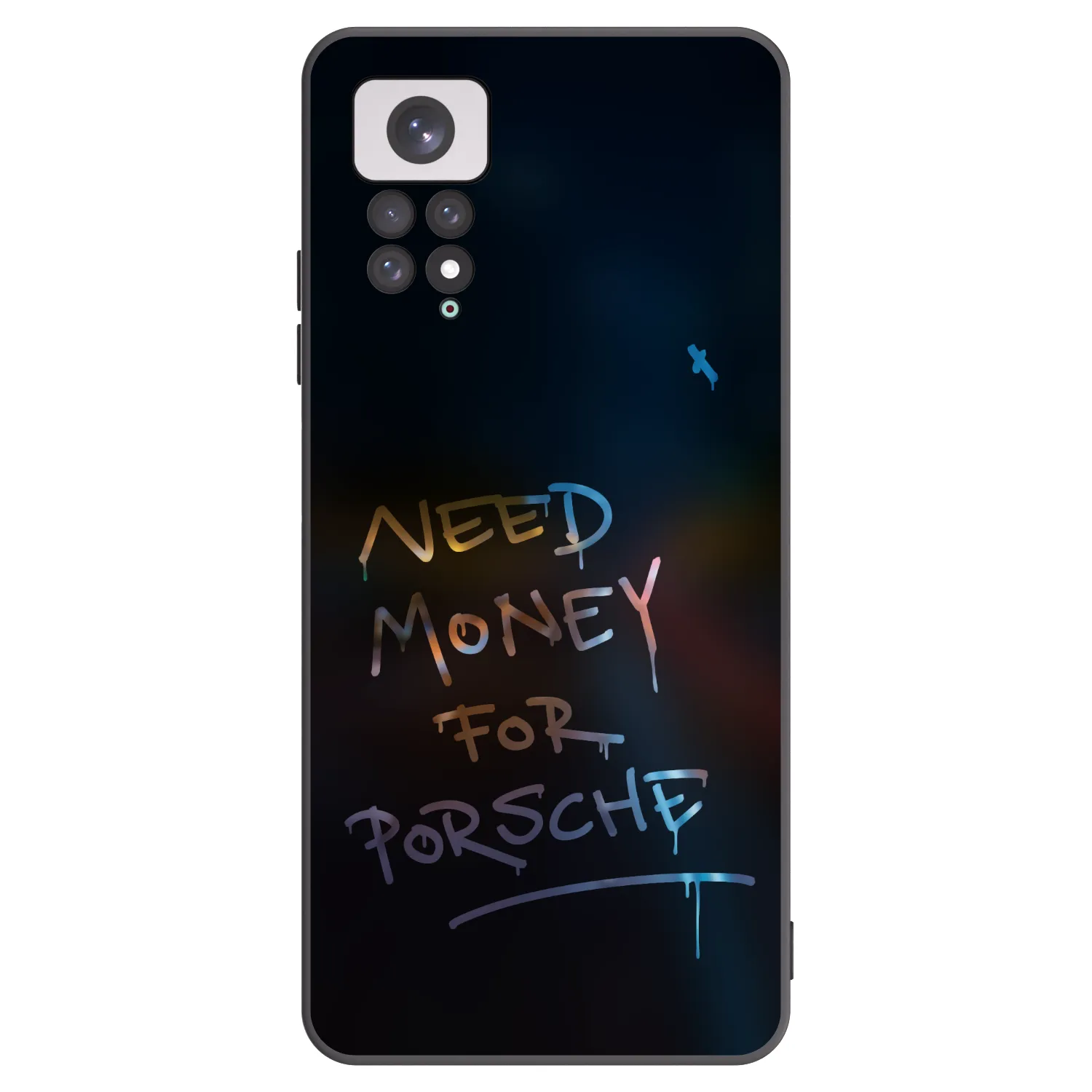 Picasee silikónový čierny obal pre Xiaomi Redmi Note 11 - Neon Nights