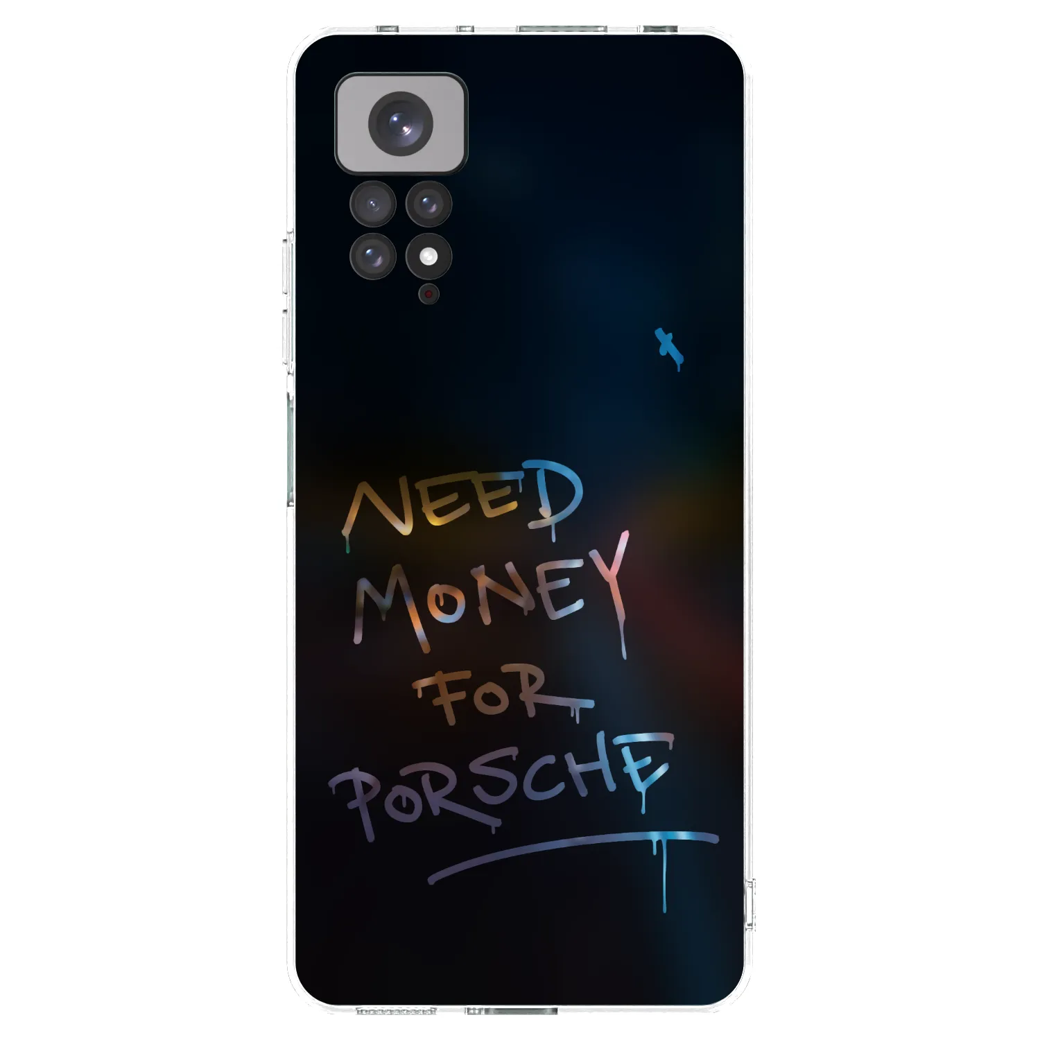 Picasee silikónový prehľadný obal pre Xiaomi Redmi Note 11S 4G - Neon Nights