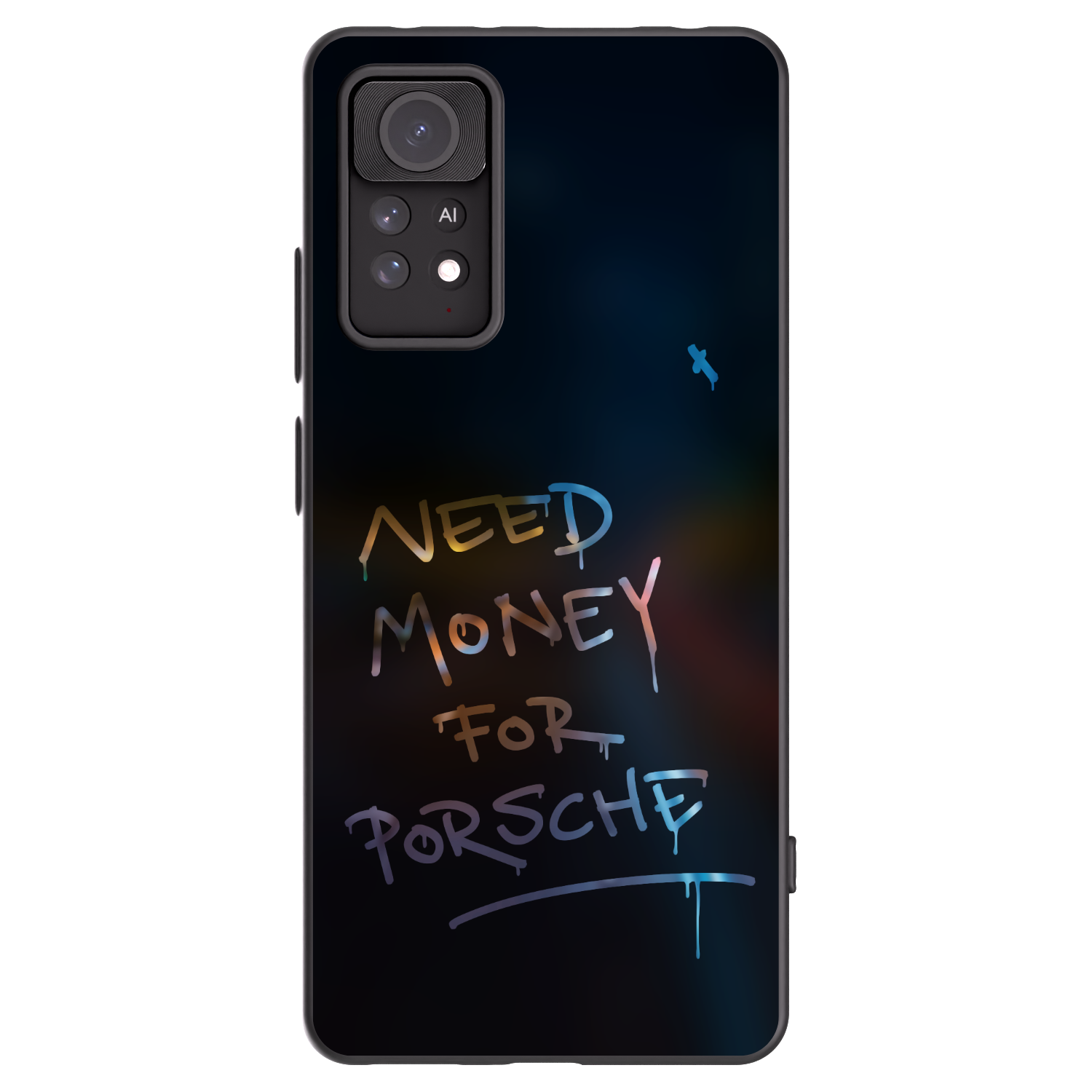 Picasee silikónový čierny obal pre Xiaomi Redmi Note 11 Pro 5G - Neon Nights