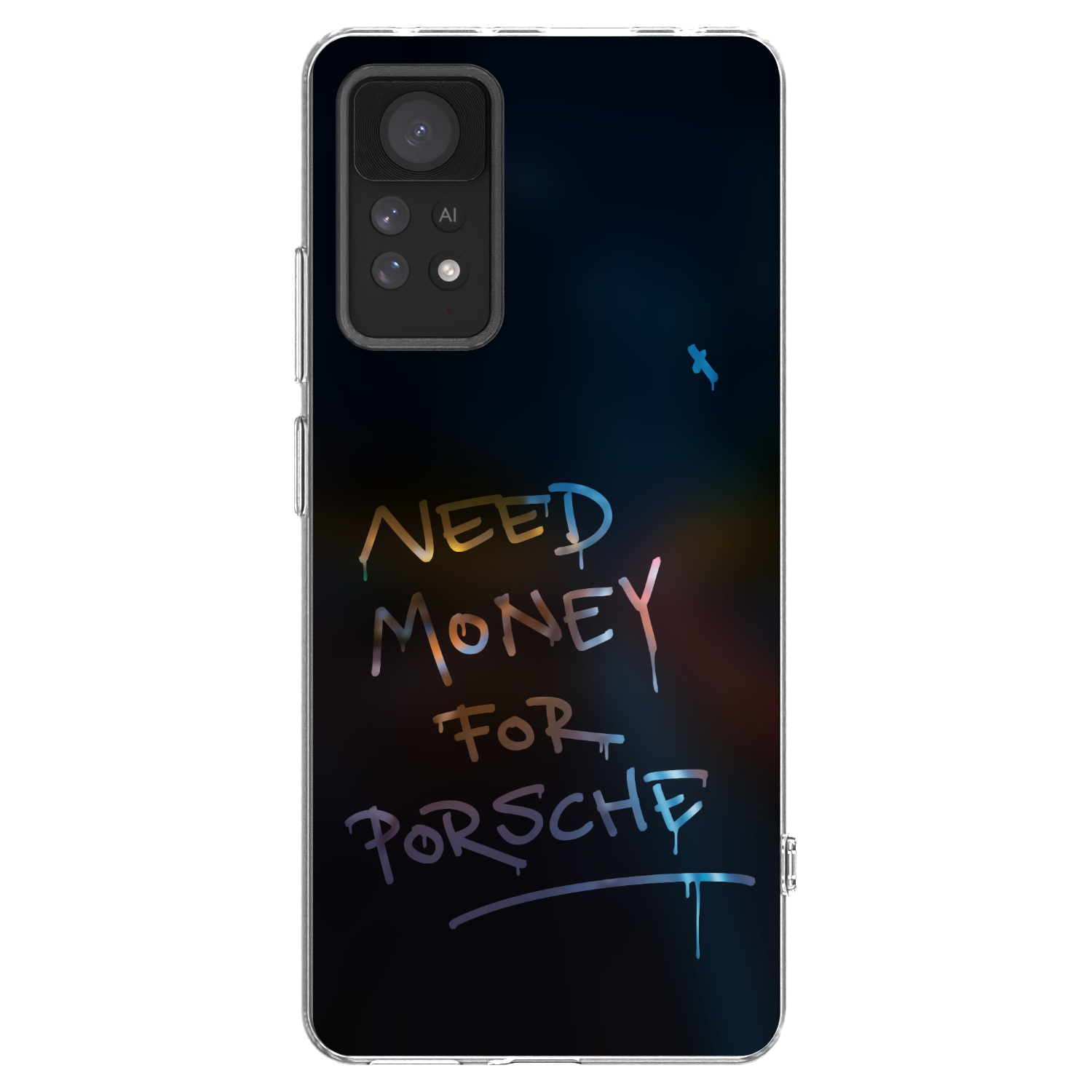 Picasee silikónový prehľadný obal pre Xiaomi Redmi Note 11 Pro 5G - Neon Nights