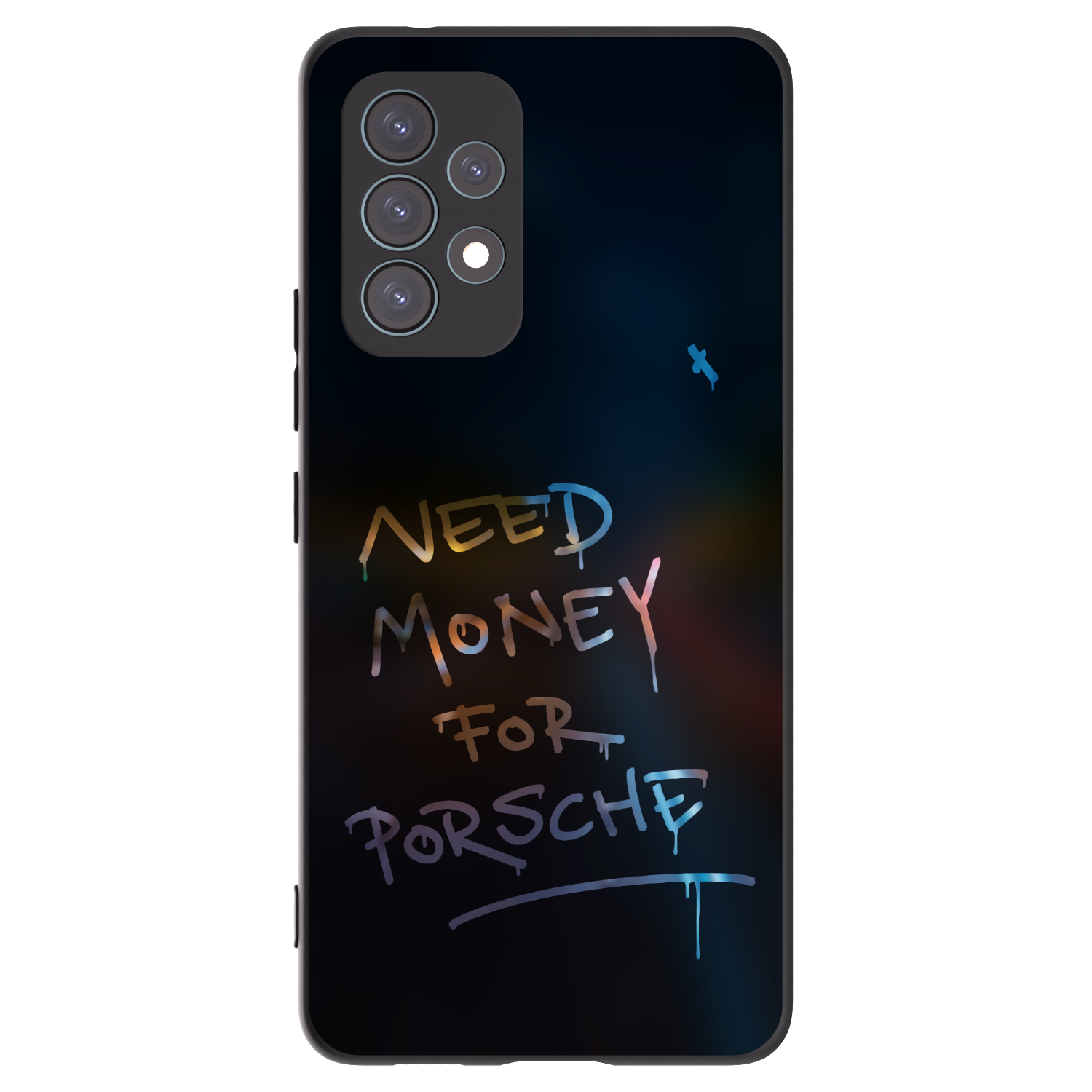 Picasee silikónový čierny obal pre Samsung Galaxy A53 5G A536 - Neon Nights