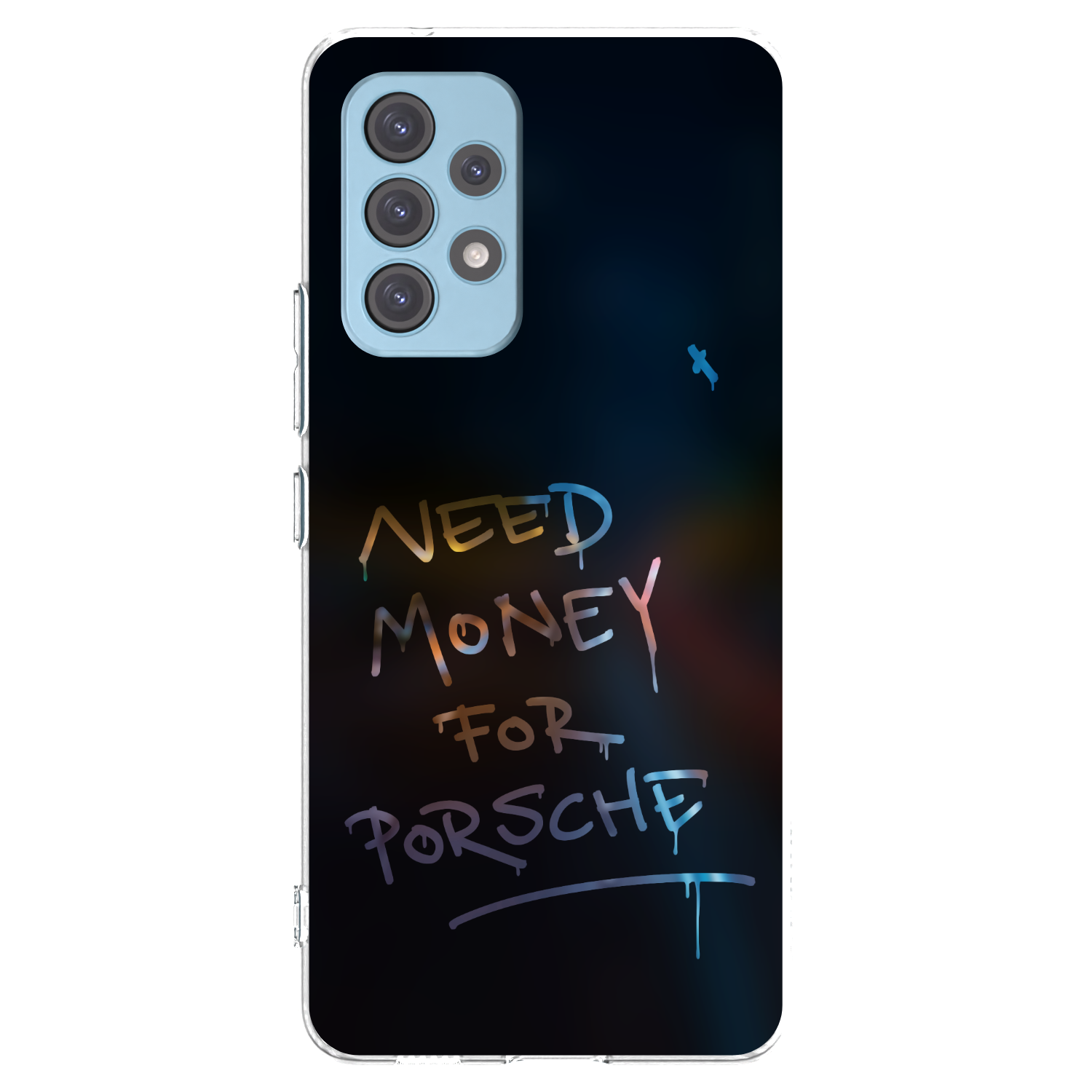 Silikónový prehľadný obal pre Samsung Galaxy A53 5G A536 - Neon Nights