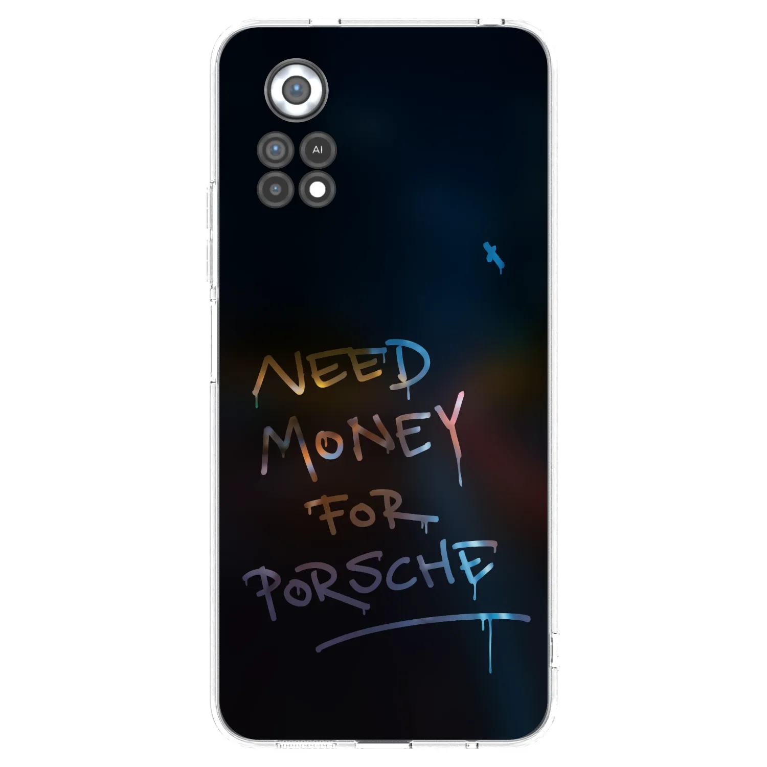 Picasee silikónový prehľadný obal pre Xiaomi Poco X4 Pro 5G - Neon Nights