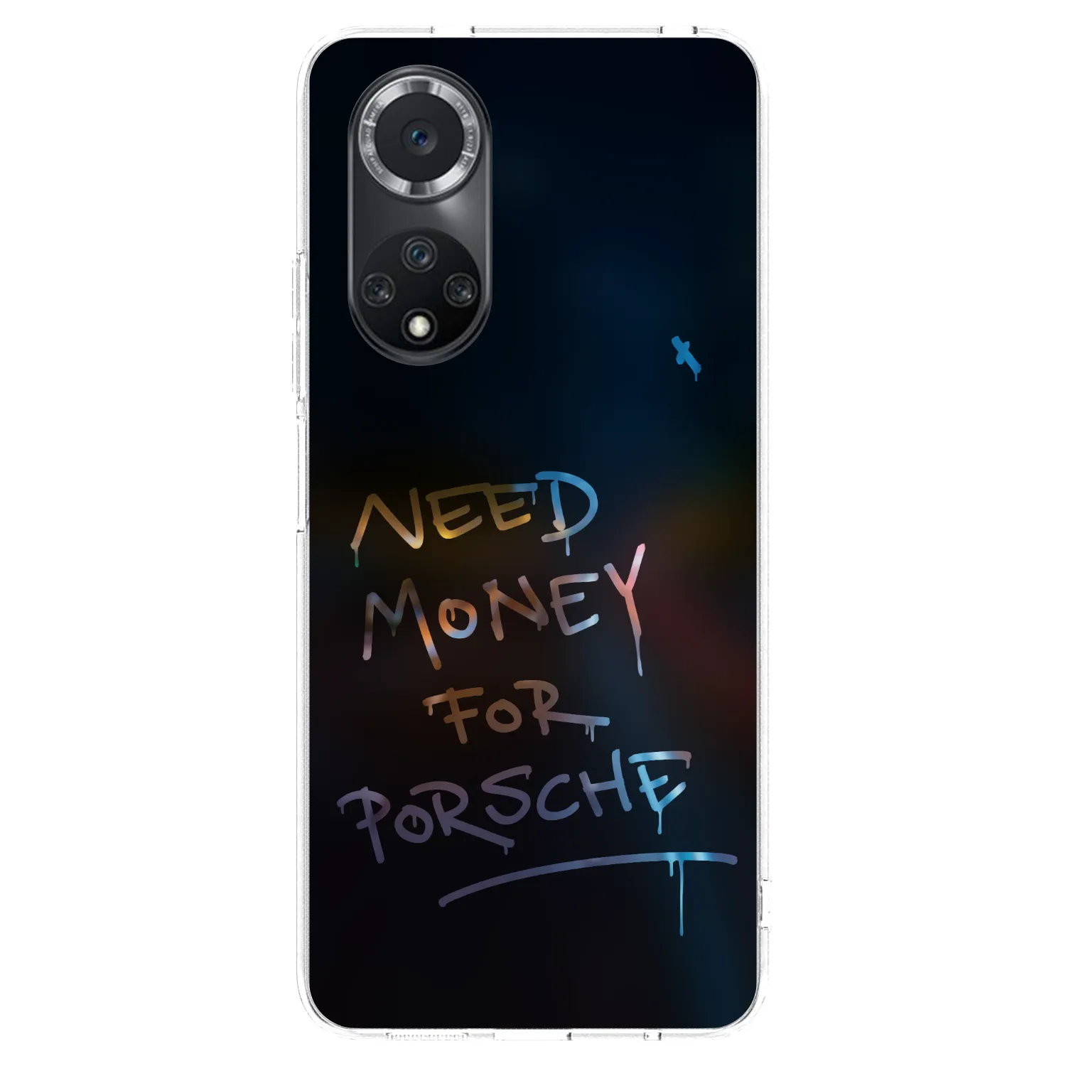 Silikónový prehľadný obal pre Huawei Nova 9 SE - Neon Nights
