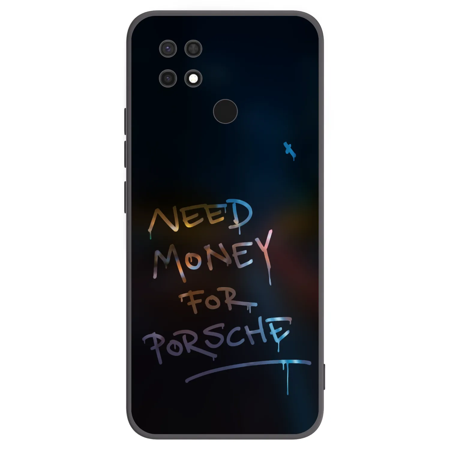 Picasee silikónový čierny obal pre Xiaomi Redmi 10C - Neon Nights