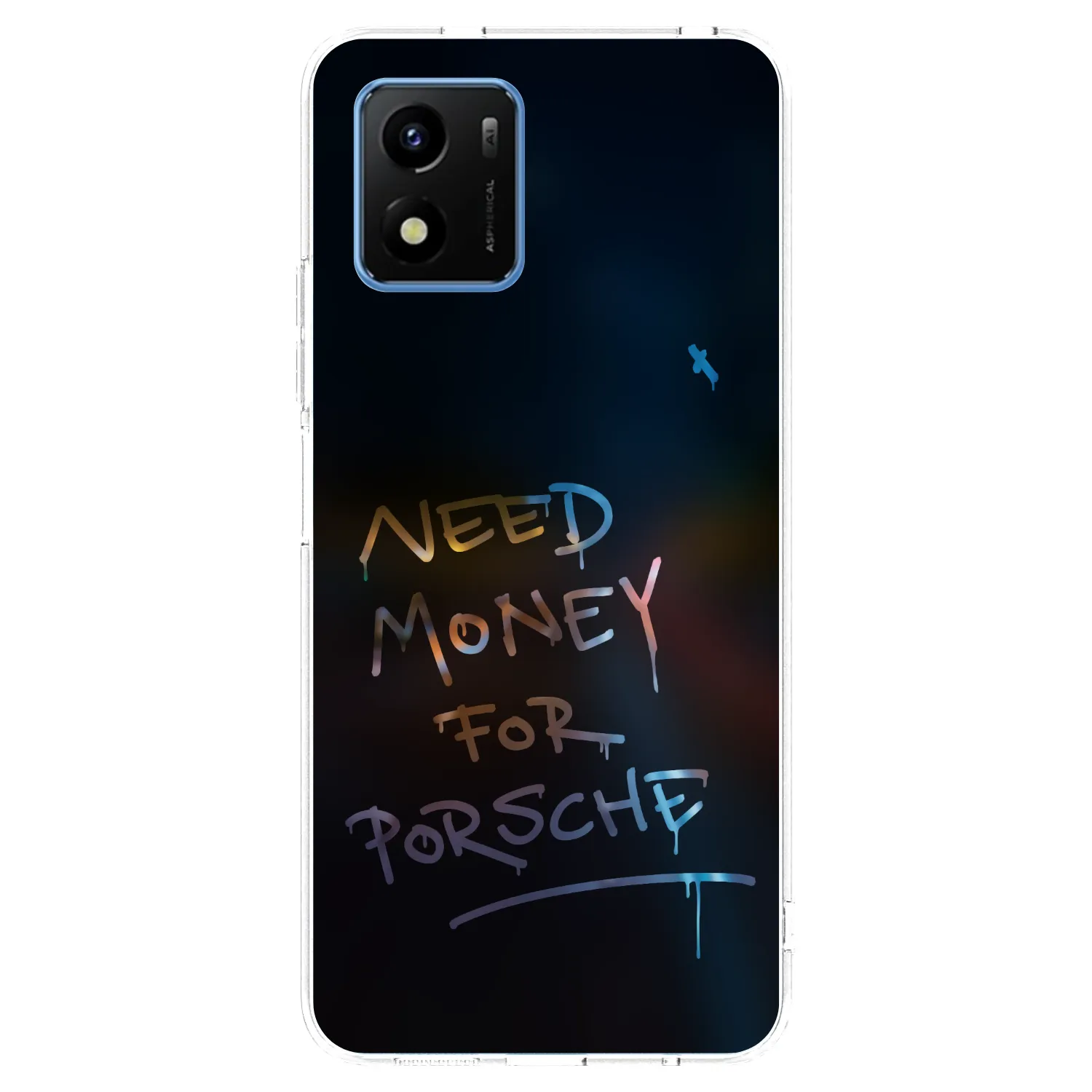 Picasee silikónový prehľadný obal pre Vivo Y01 - Neon Nights