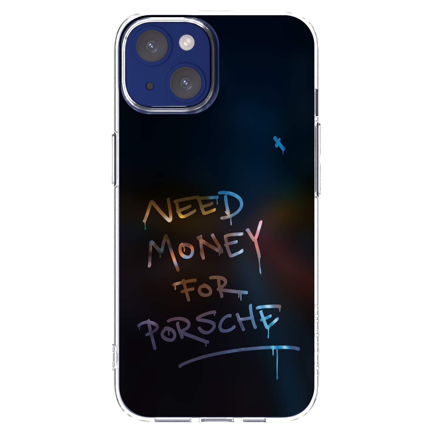 Silikónový prehľadný obal pre Apple iPhone 14 - Neon Nights