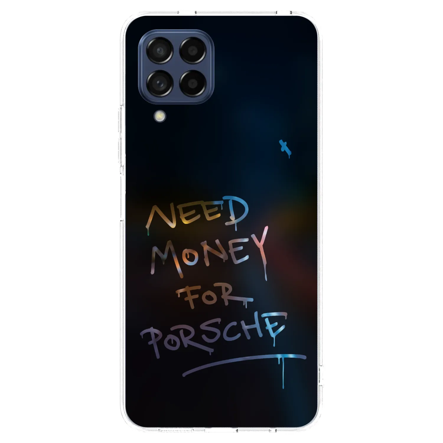 Picasee silikónový prehľadný obal pre Samsung Galaxy M53 5G - Neon Nights