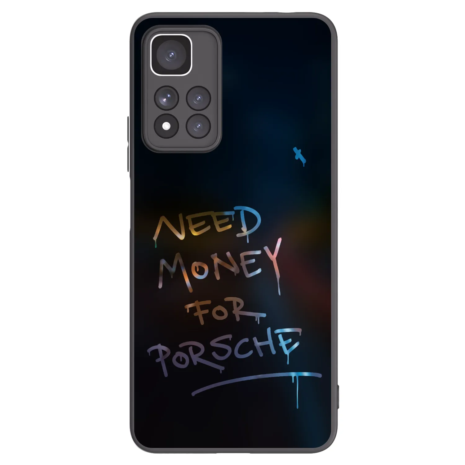 Picasee silikónový čierny obal pre Xiaomi Redmi Note 11 Pro+ 5G - Neon Nights