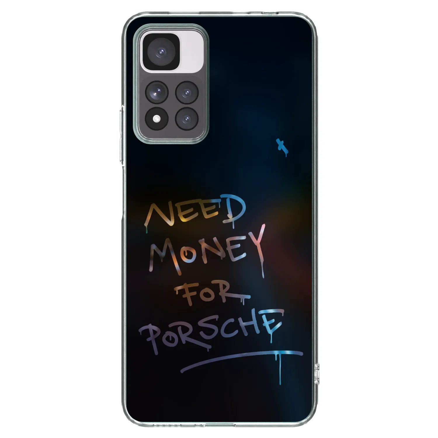 Picasee silikónový prehľadný obal pre Xiaomi Redmi Note 11 Pro+ 5G - Neon Nights