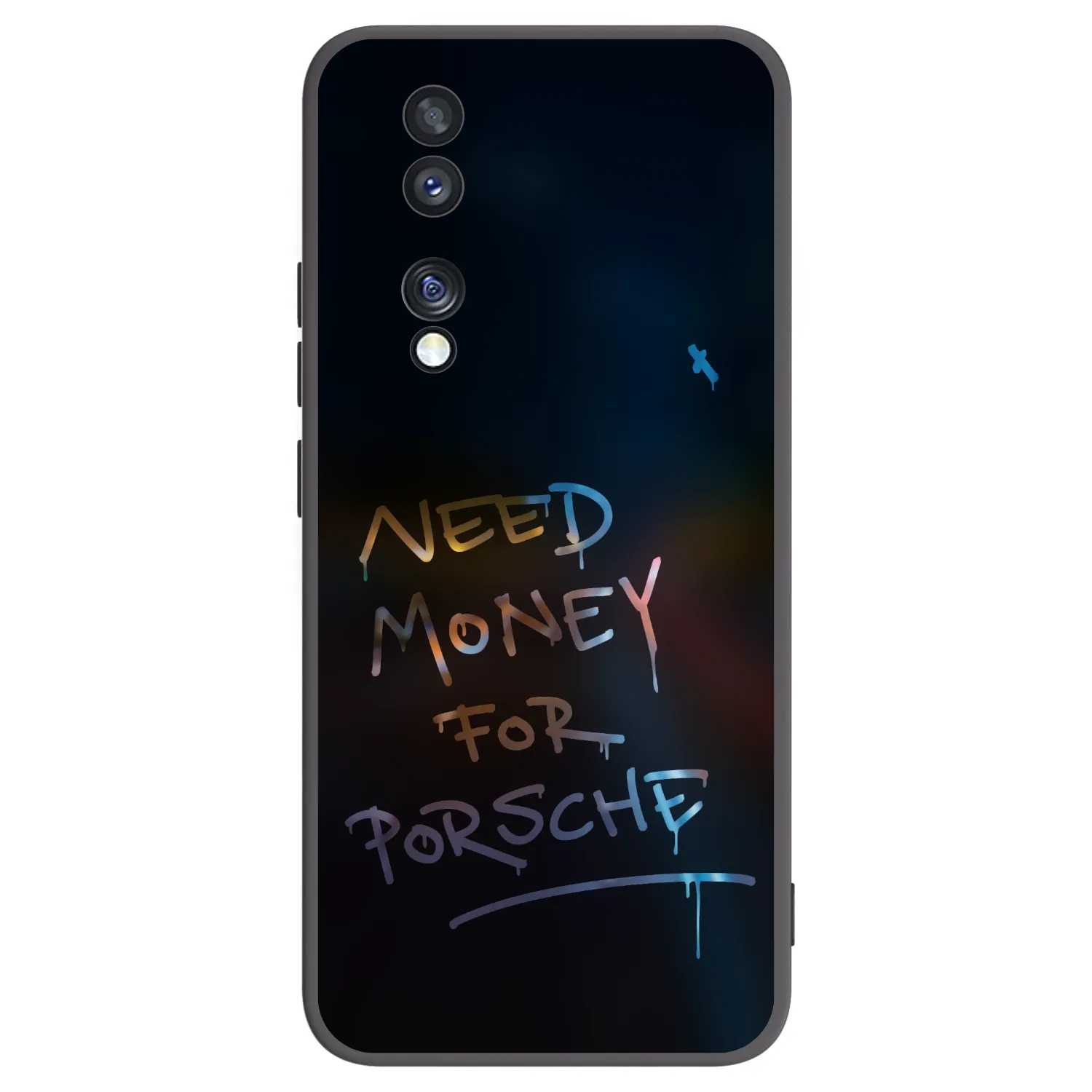 Picasee silikónový čierny obal pre Honor 70 - Neon Nights