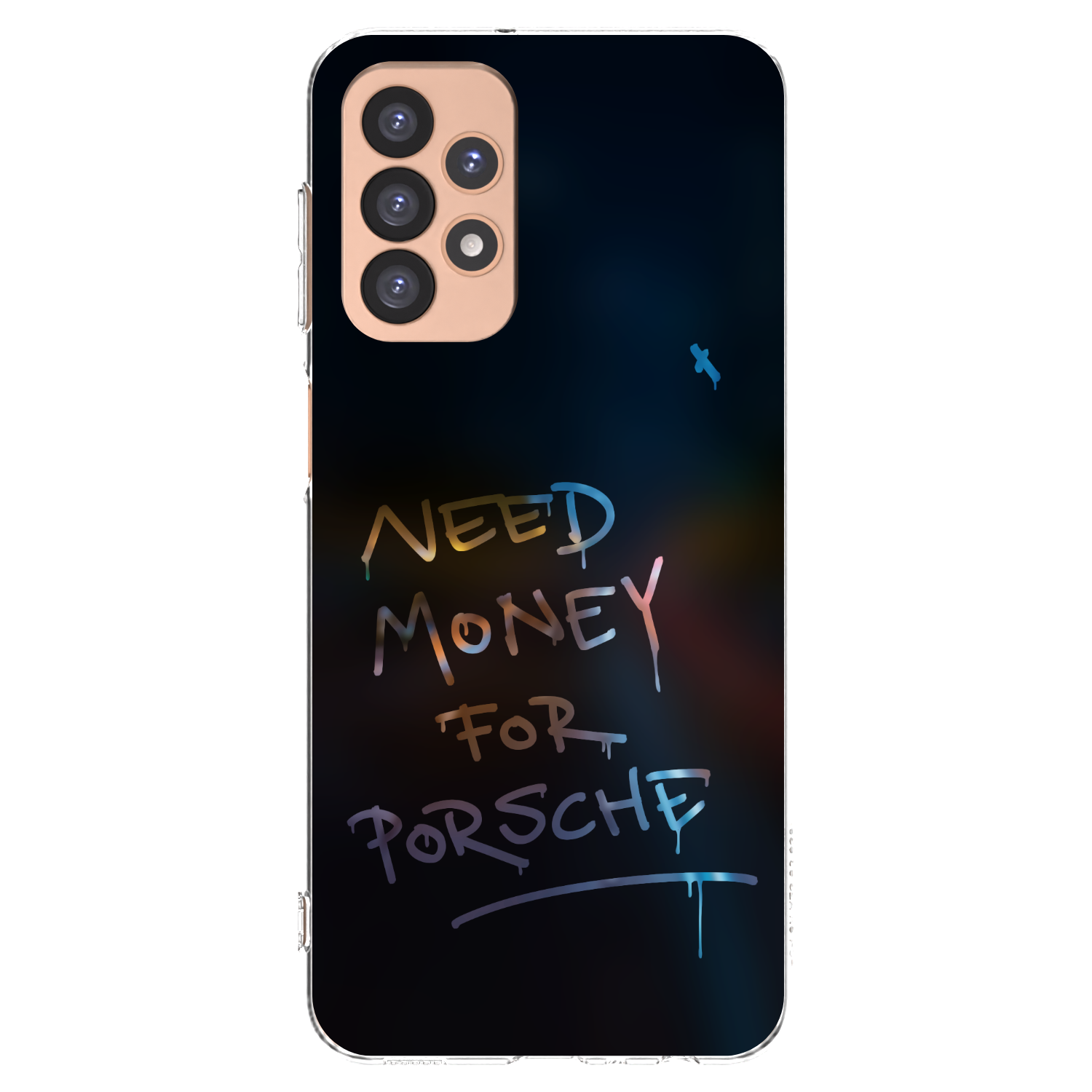 Silikónový prehľadný obal pre Samsung Galaxy A23 A236B 5G - Neon Nights