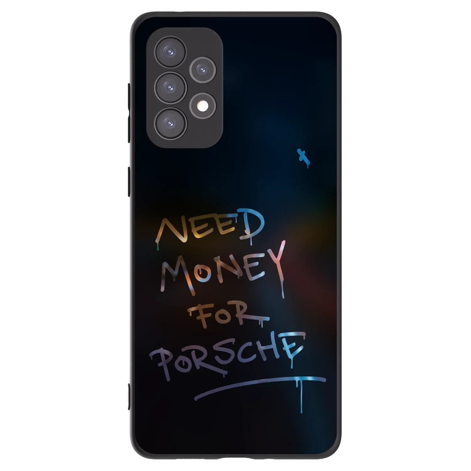 Picasee silikónový čierny obal pre Samsung Galaxy A73 5G - Neon Nights