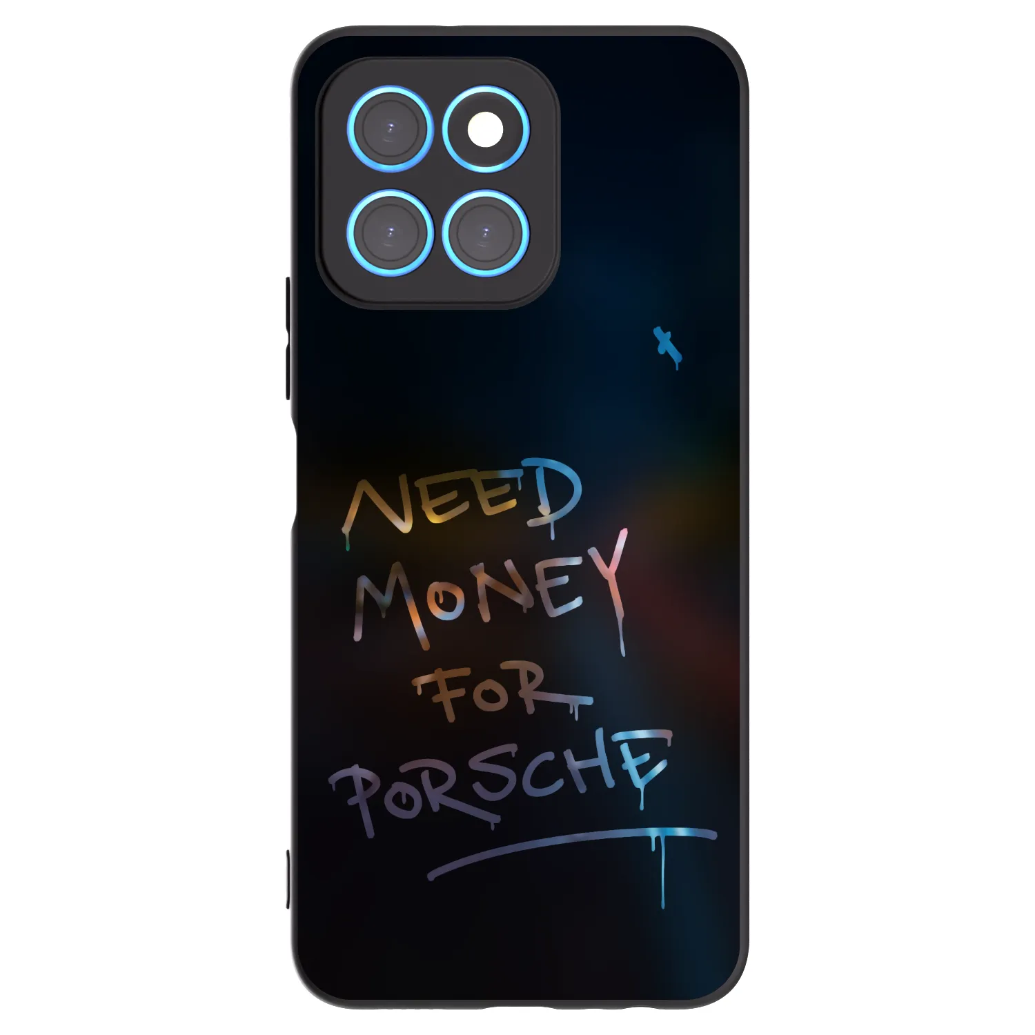 Picasee silikónový čierny obal pre Honor X6 - Neon Nights