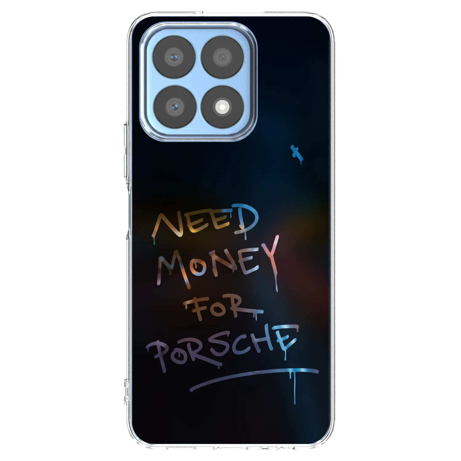 Picasee silikónový prehľadný obal pre Honor X8a - Neon Nights