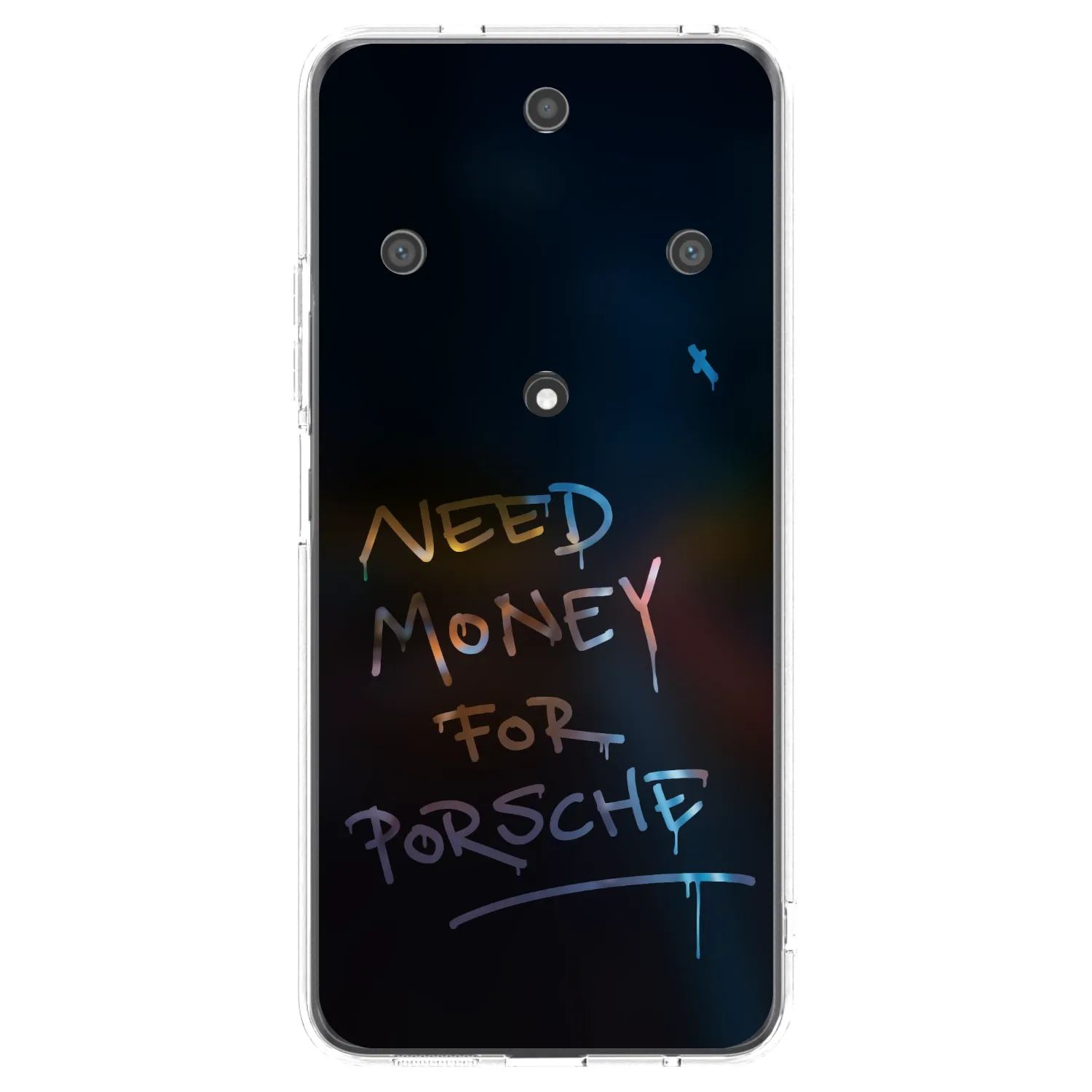 Silikónový prehľadný obal pre Honor Magic5 Lite 5G - Neon Nights