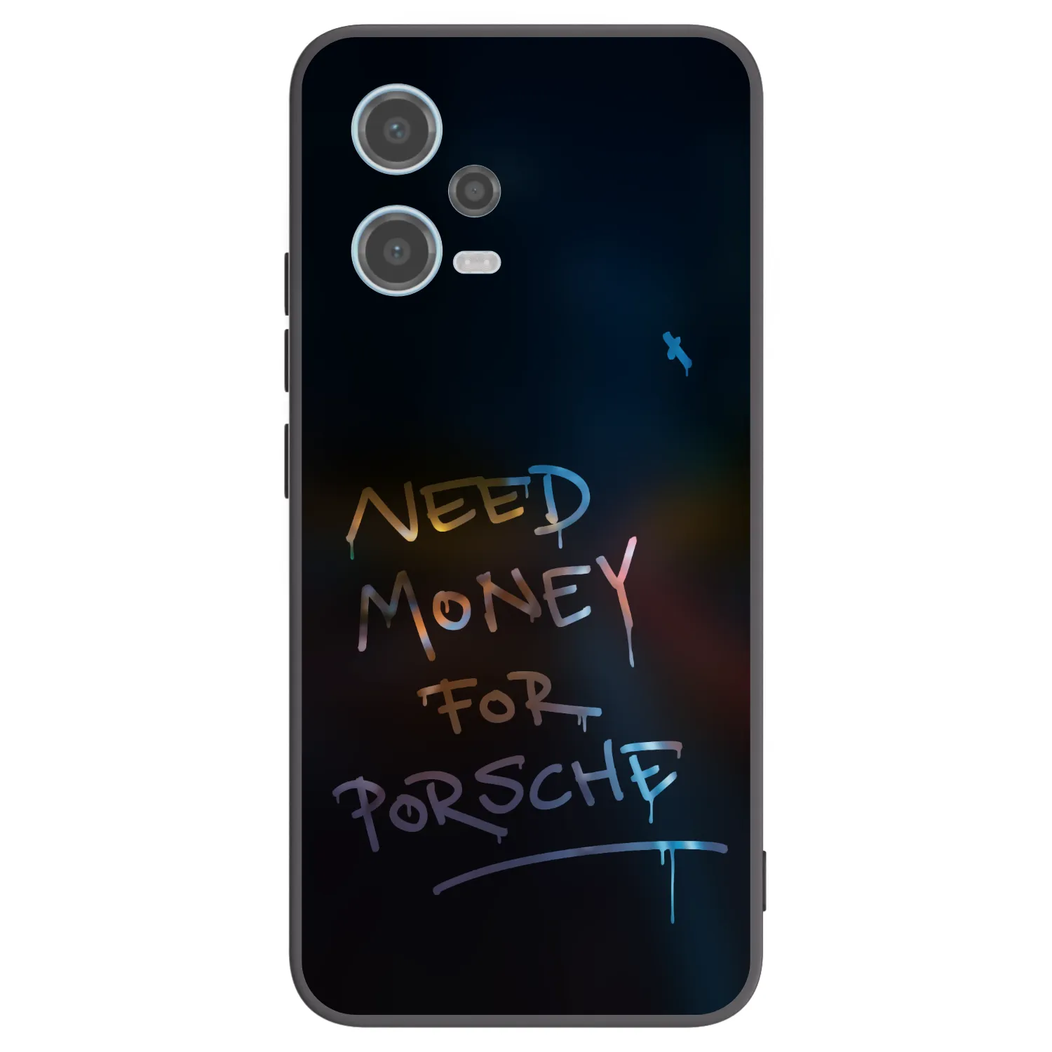 Picasee silikónový čierny obal pre Xiaomi Redmi Note 12 5G - Neon Nights