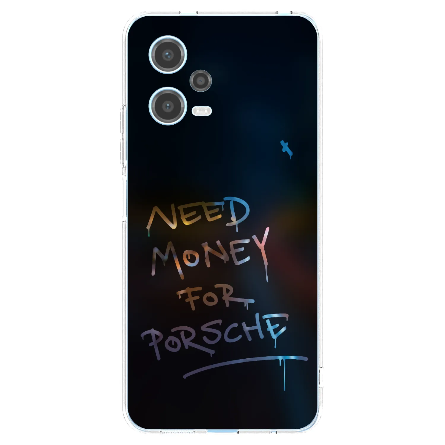 Picasee silikónový prehľadný obal pre Xiaomi Redmi Note 12 5G - Neon Nights