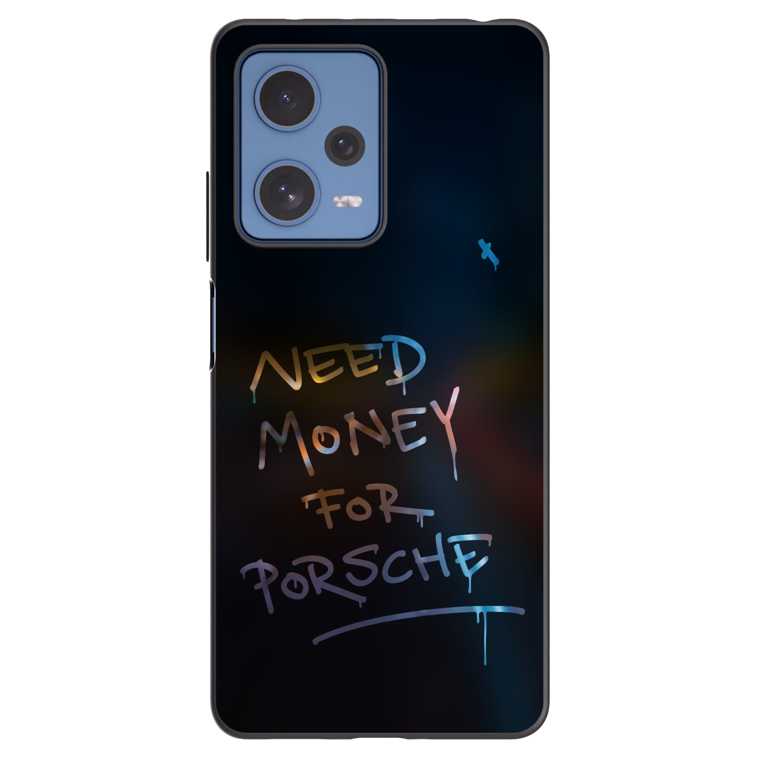 Picasee silikónový čierny obal pre Xiaomi Redmi Note 12 Pro 5G - Neon Nights