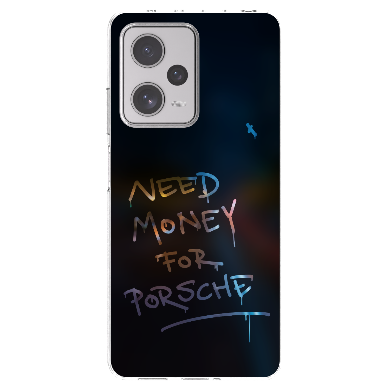 Picasee silikónový prehľadný obal pre Xiaomi Redmi Note 12 Pro+ 5G - Neon Nights