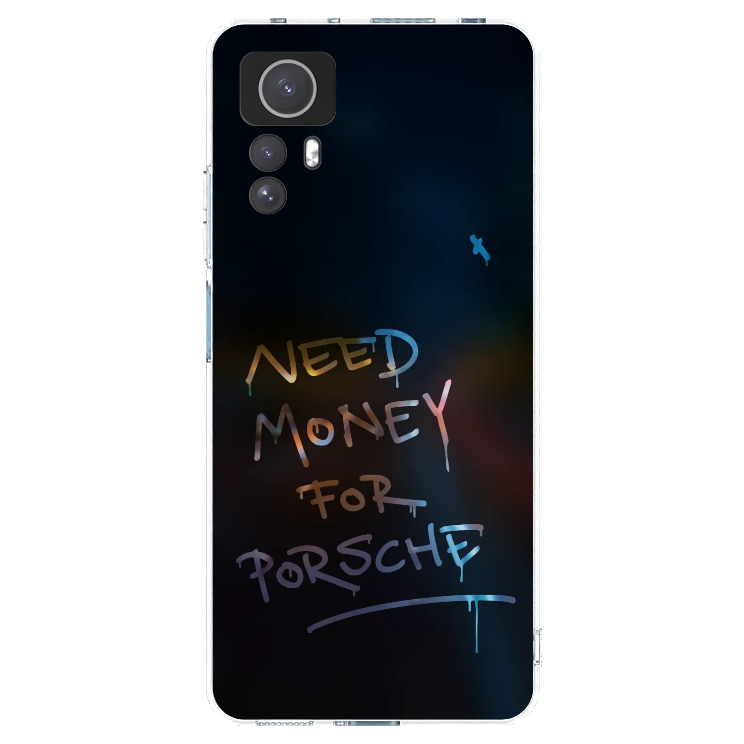 Picasee silikónový prehľadný obal pre Xiaomi Redmi Note 12S - Neon Nights