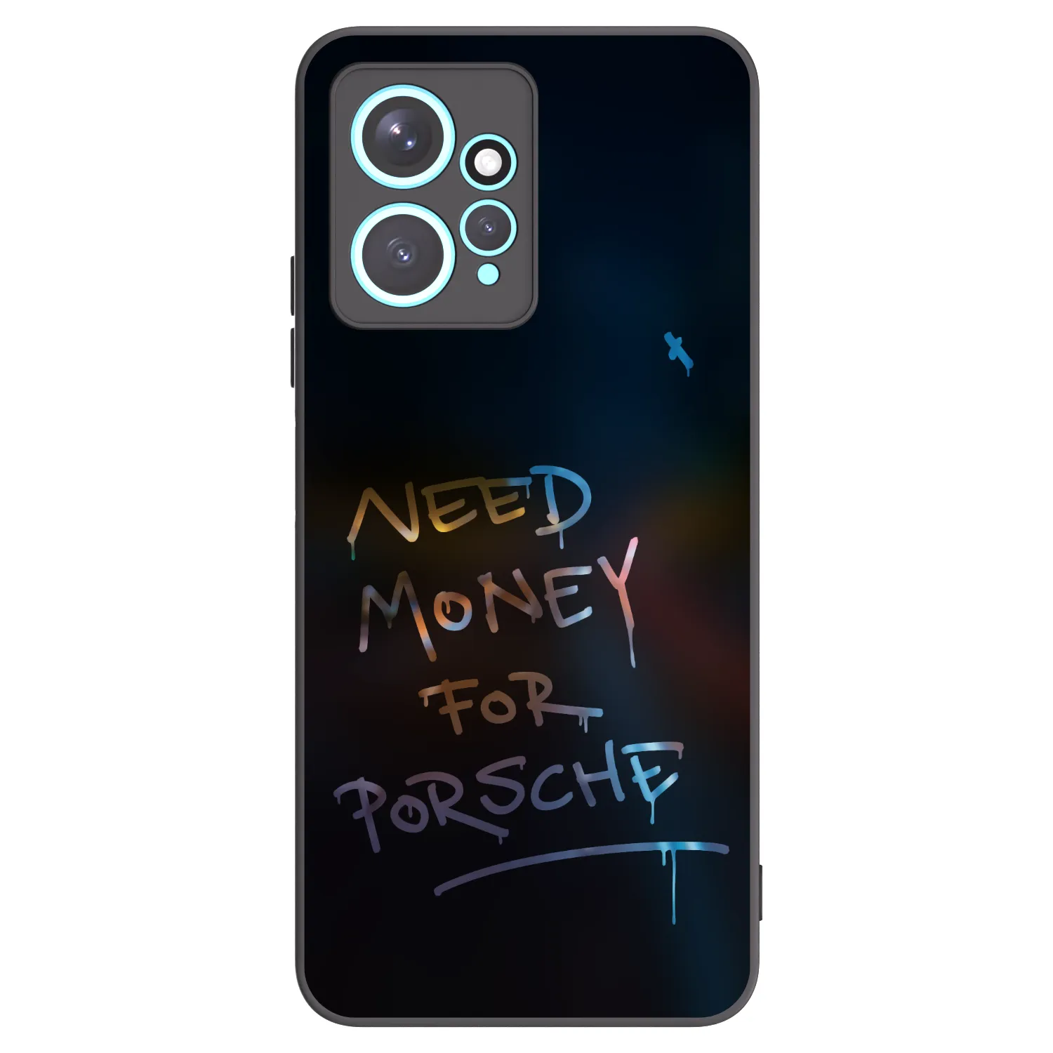 Picasee silikónový čierny obal pre Xiaomi Redmi Note 12 4G - Neon Nights