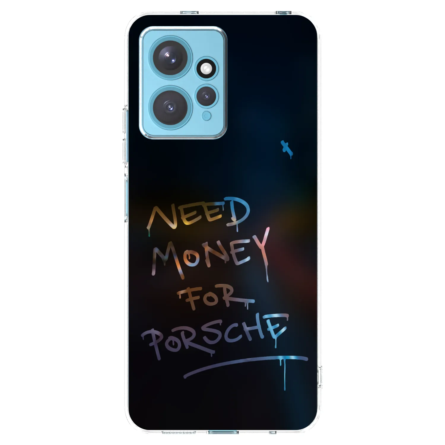Picasee silikónový prehľadný obal pre Xiaomi Redmi Note 12 4G - Neon Nights