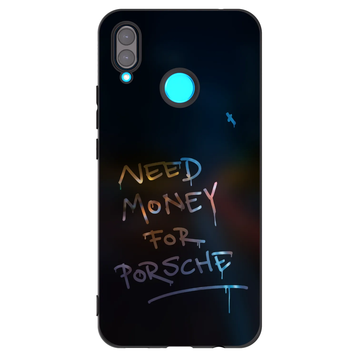 Picasee silikónový čierny obal pre Huawei Nova 3 - Neon Nights