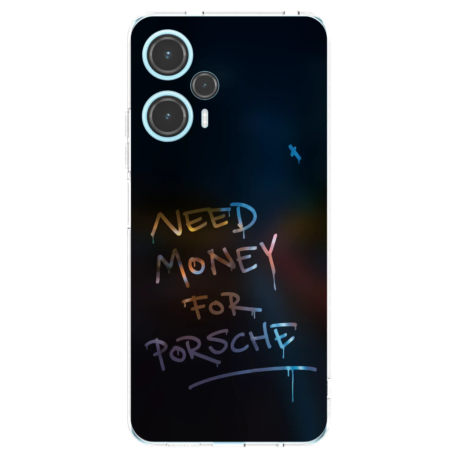 Picasee silikónový prehľadný obal pre Xiaomi Poco F5 - Neon Nights