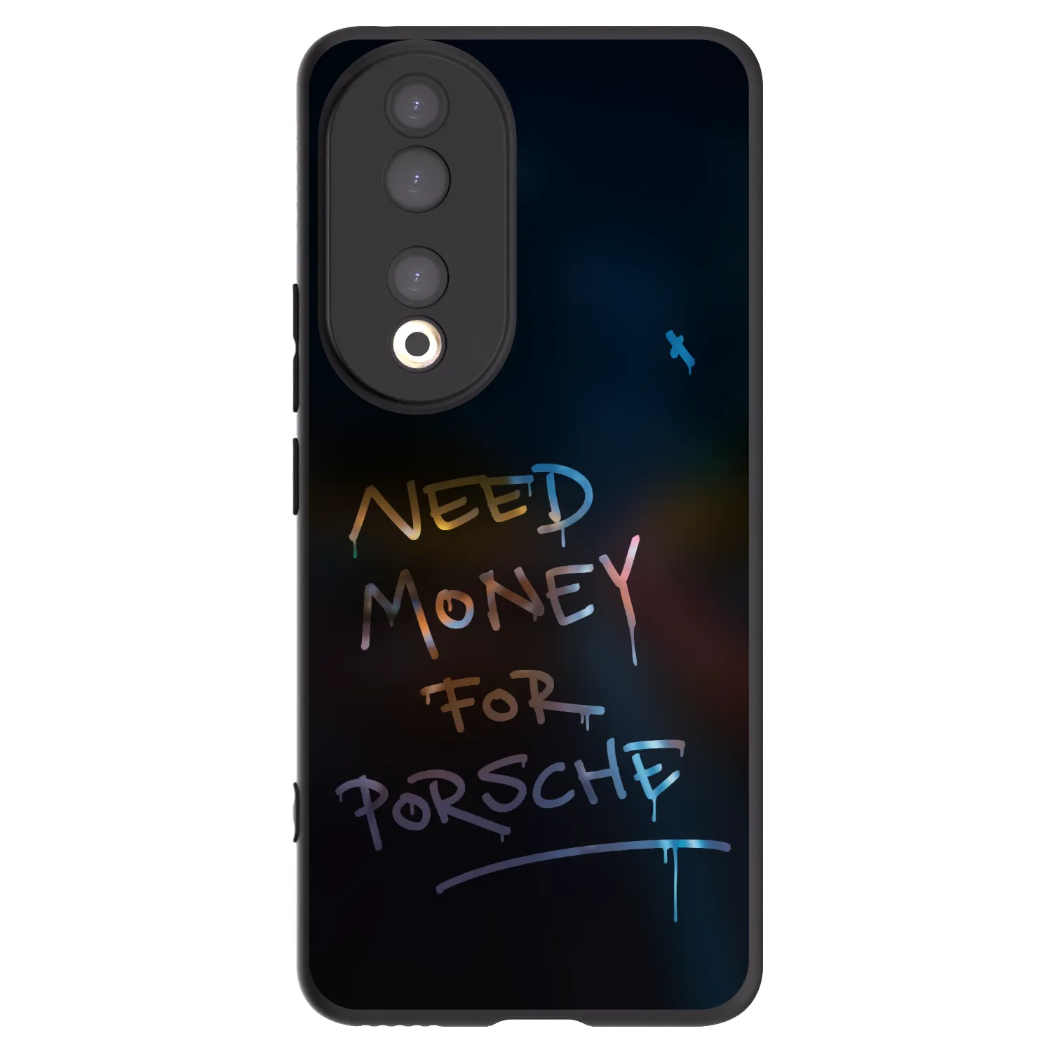Picasee silikónový čierny obal pre Honor 90 5G - Neon Nights