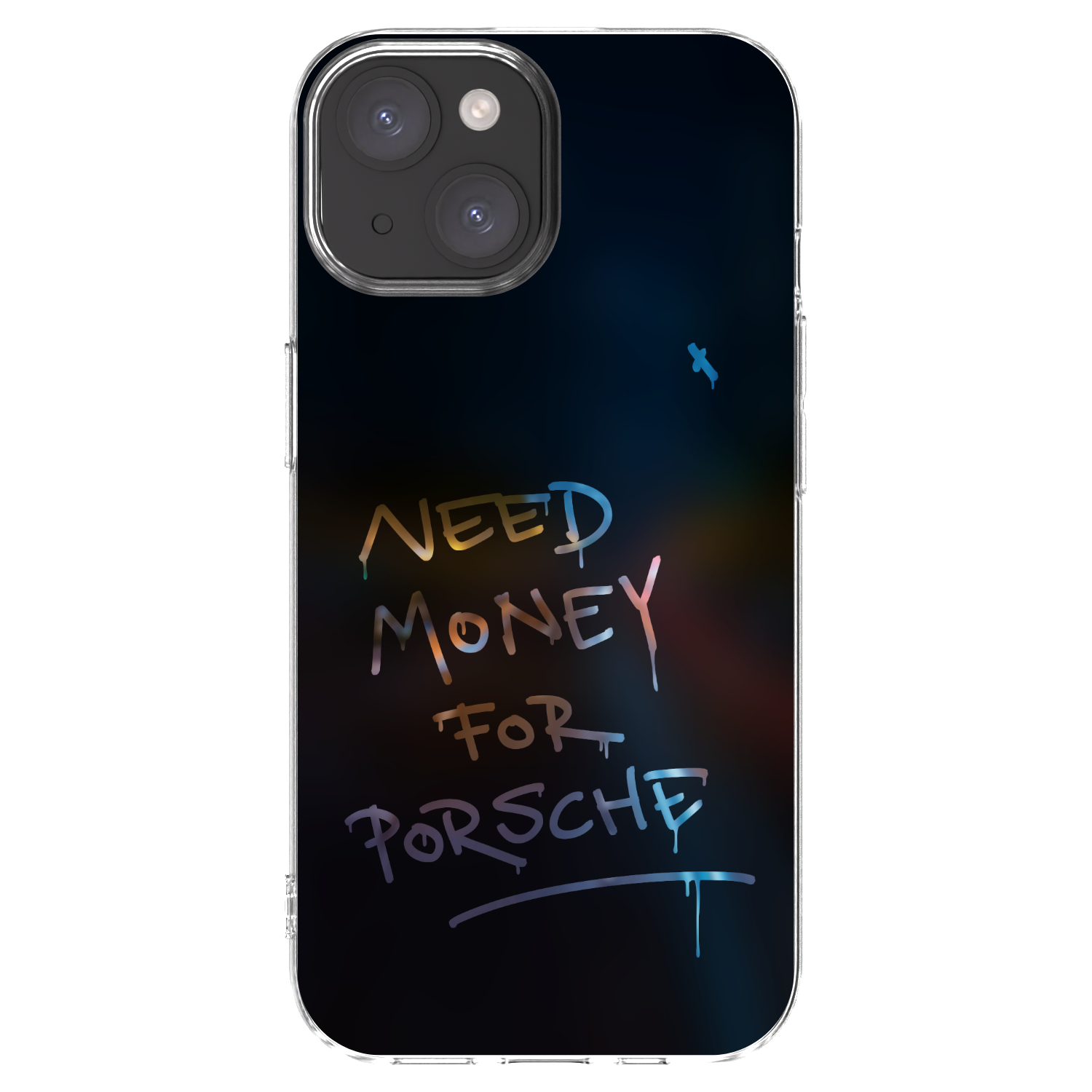 Picasee silikónový prehľadný obal pre Apple iPhone 15 - Neon Nights
