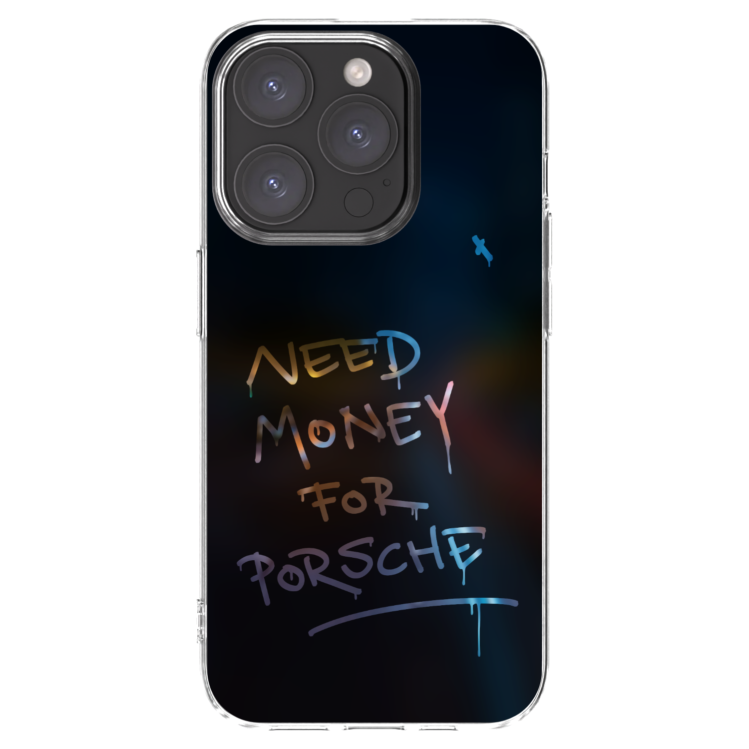 Silikónový prehľadný obal pre Apple iPhone 15 Pro - Neon Nights
