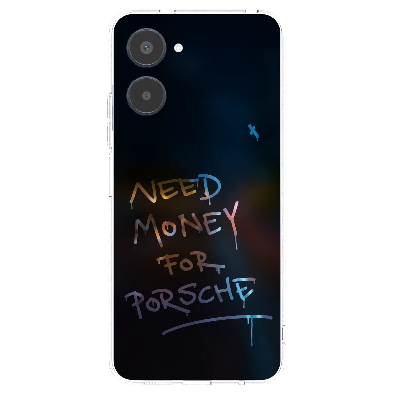 Picasee silikónový prehľadný obal pre Realme 10 4G - Neon Nights