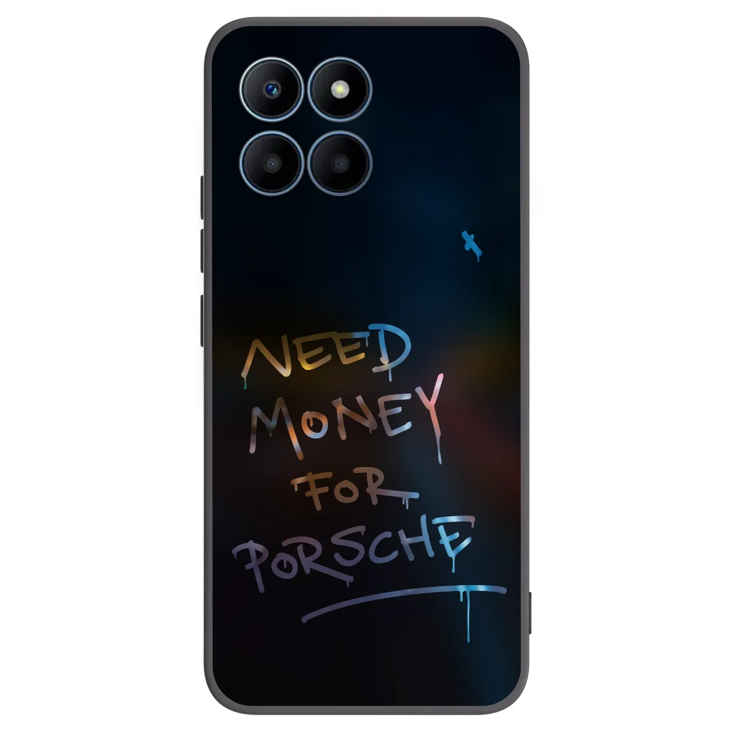 Picasee silikónový čierny obal pre Honor 70 Lite - Neon Nights