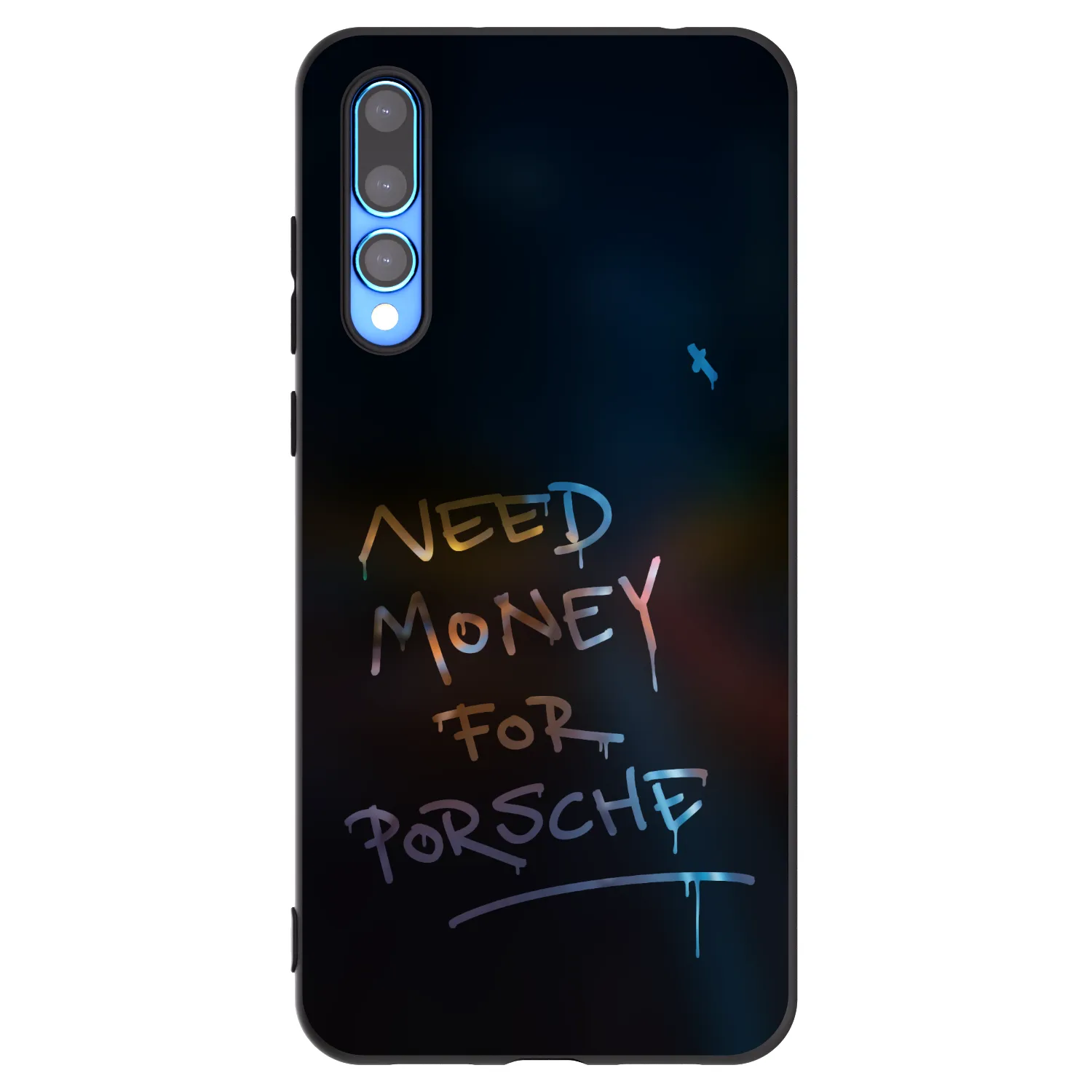 Silikónový čierny obal pre Huawei P20 Pro - Neon Nights