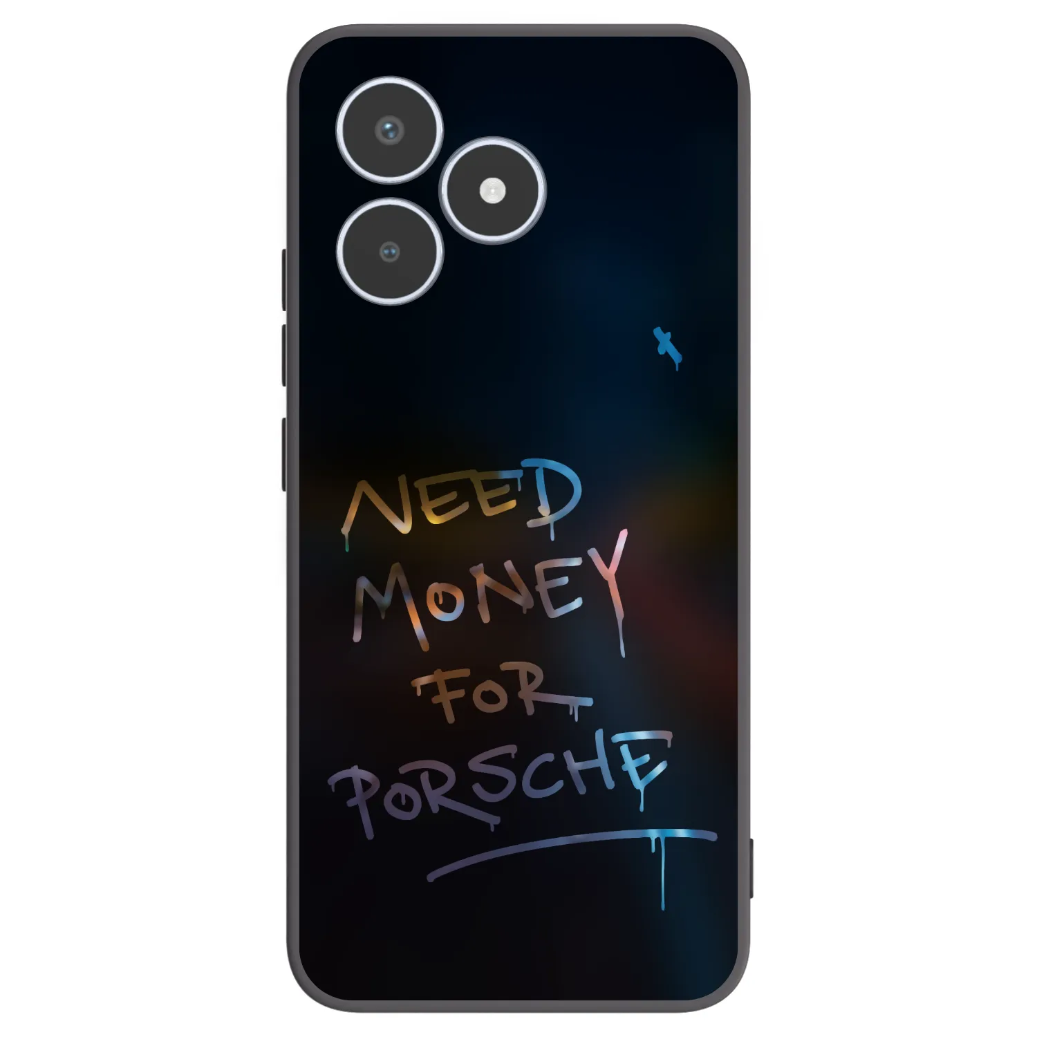 Picasee silikónový čierny obal pre Realme C53 - Neon Nights
