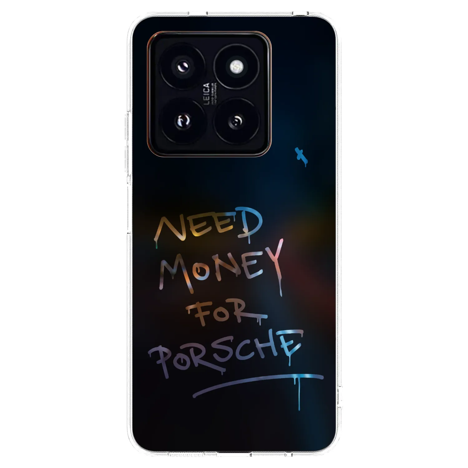Silikónový prehľadný obal pre Xiaomi 14 Pro - Neon Nights