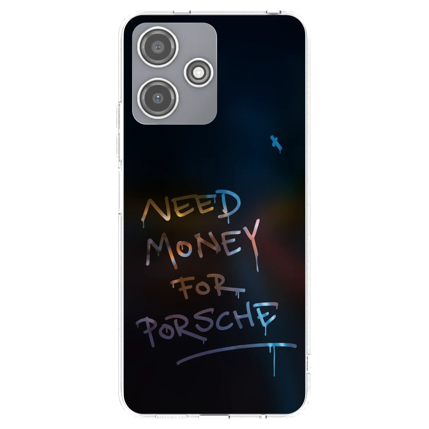 Picasee silikónový prehľadný obal pre Xiaomi Redmi 12 5G - Neon Nights