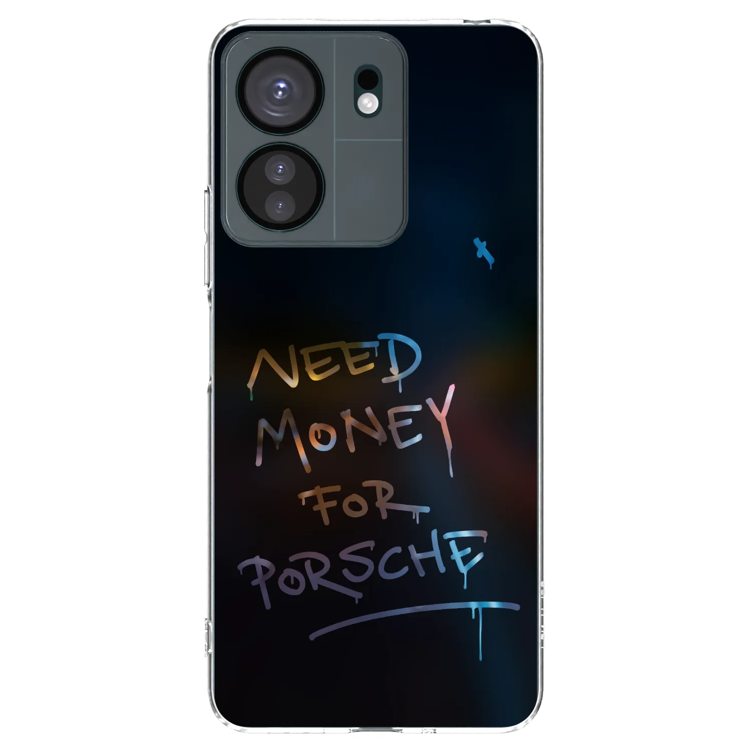 Silikónový prehľadný obal pre Xiaomi Redmi 13C 4G - Neon Nights