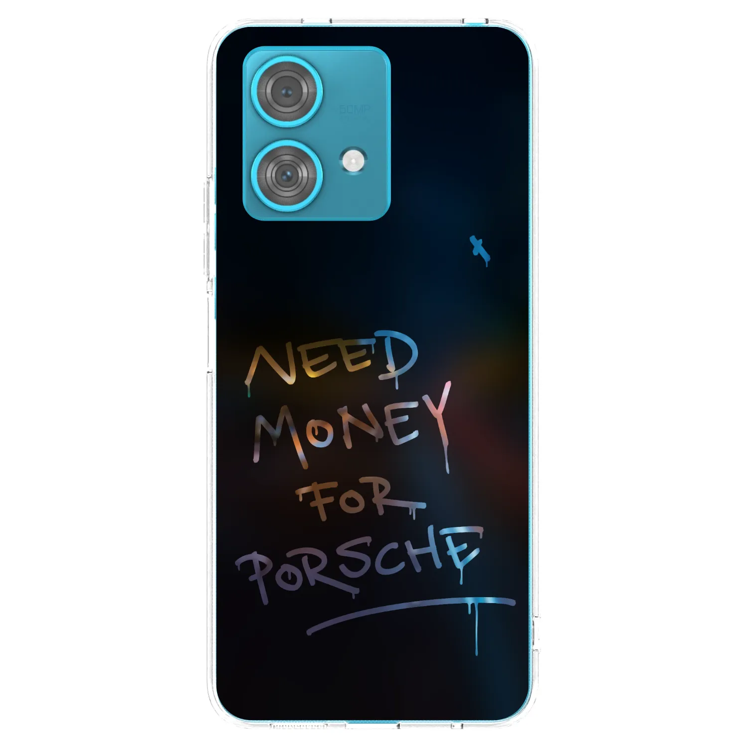 Silikónový prehľadný obal pre Motorola Edge 40 Neo - Neon Nights
