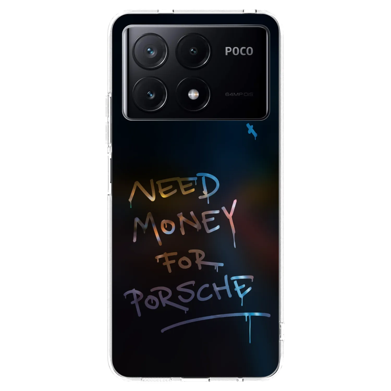 Picasee silikónový prehľadný obal pre Xiaomi Poco X6 Pro - Neon Nights