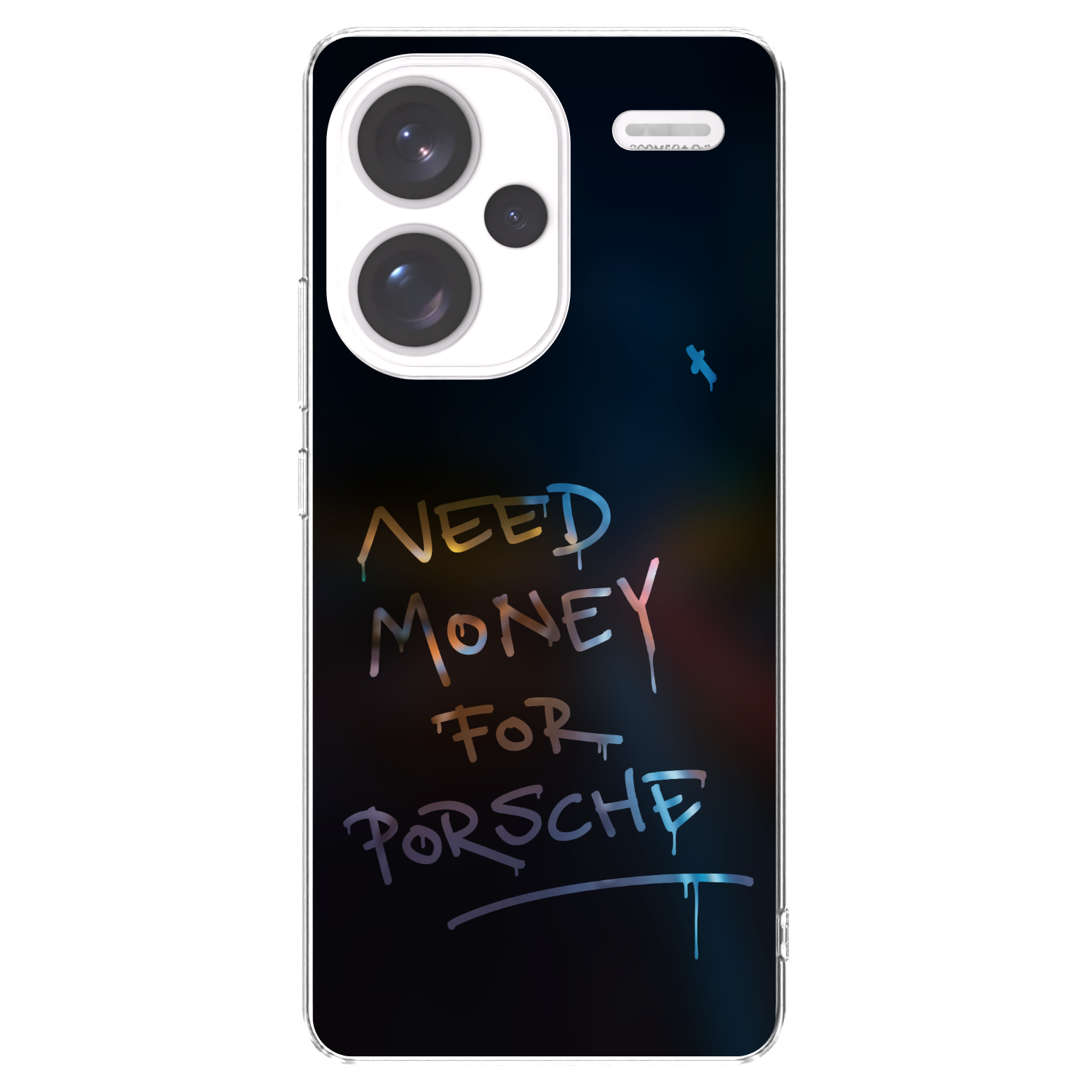 Picasee silikónový prehľadný obal pre Xiaomi Redmi Note 13 Pro+ 5G - Neon Nights